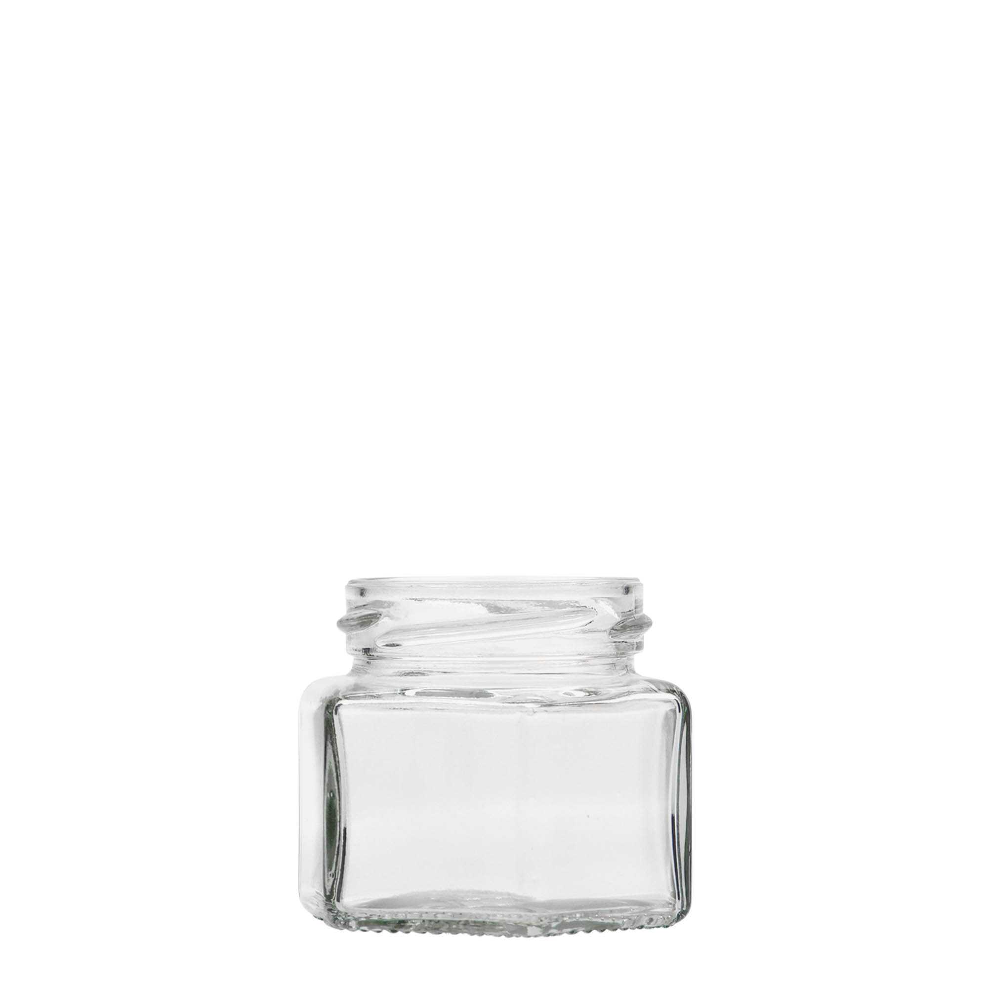 106 ml borcan hexagonal, gură: twist-off (TO 53)