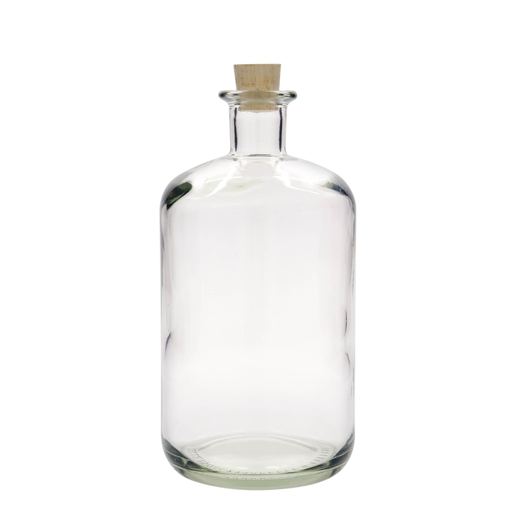 Sticlă de sticlă 1.500 ml farmacist, gura: dop de plută