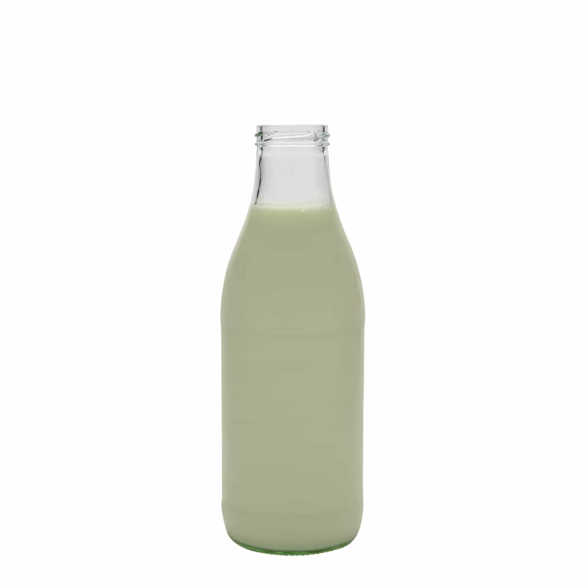 1.000 ml sticlă cu gât larg Lorenzo, gura: Twist-Off (TO 48)