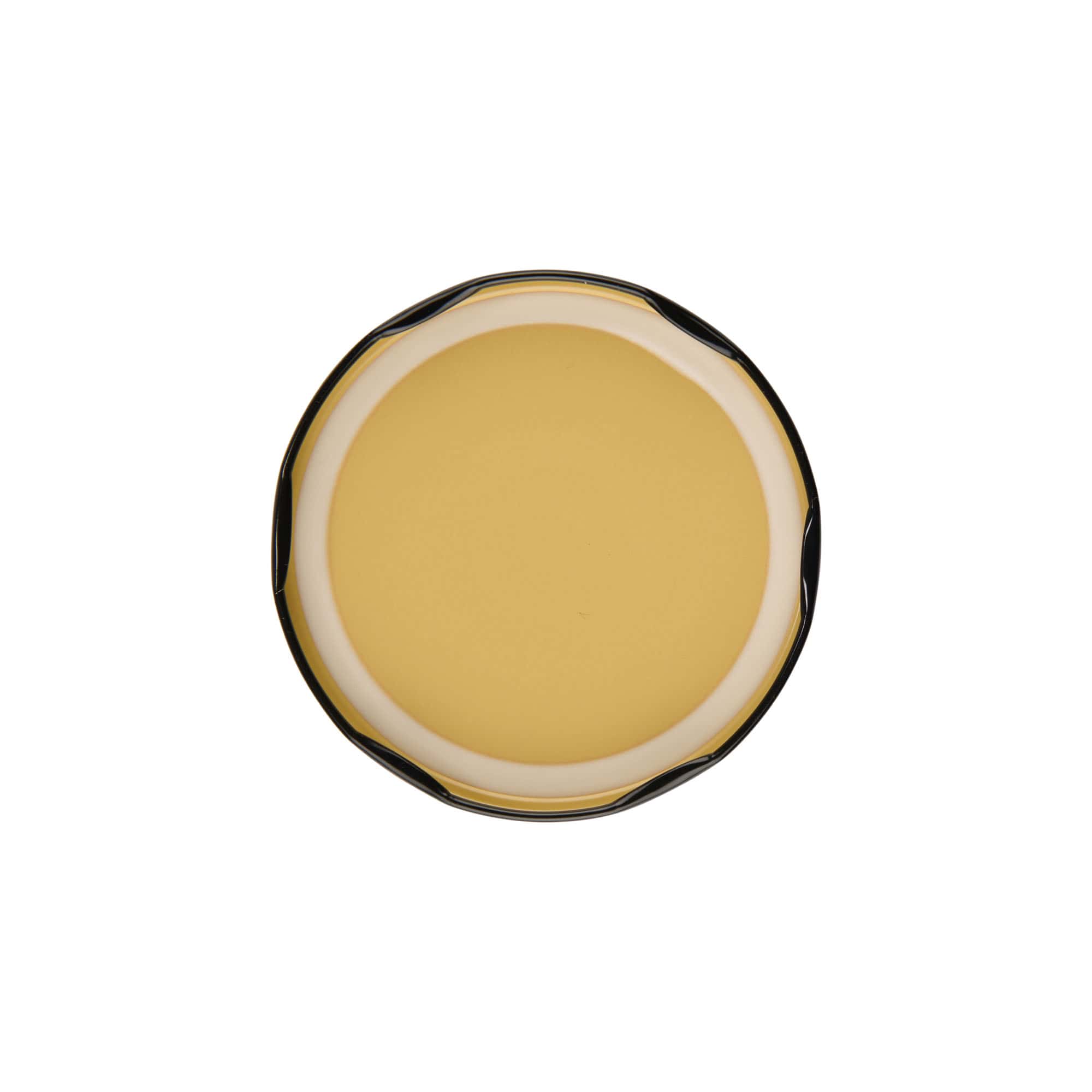 Capac Twist-Off, tablă albă, negru, pentru deschidere: TO 82