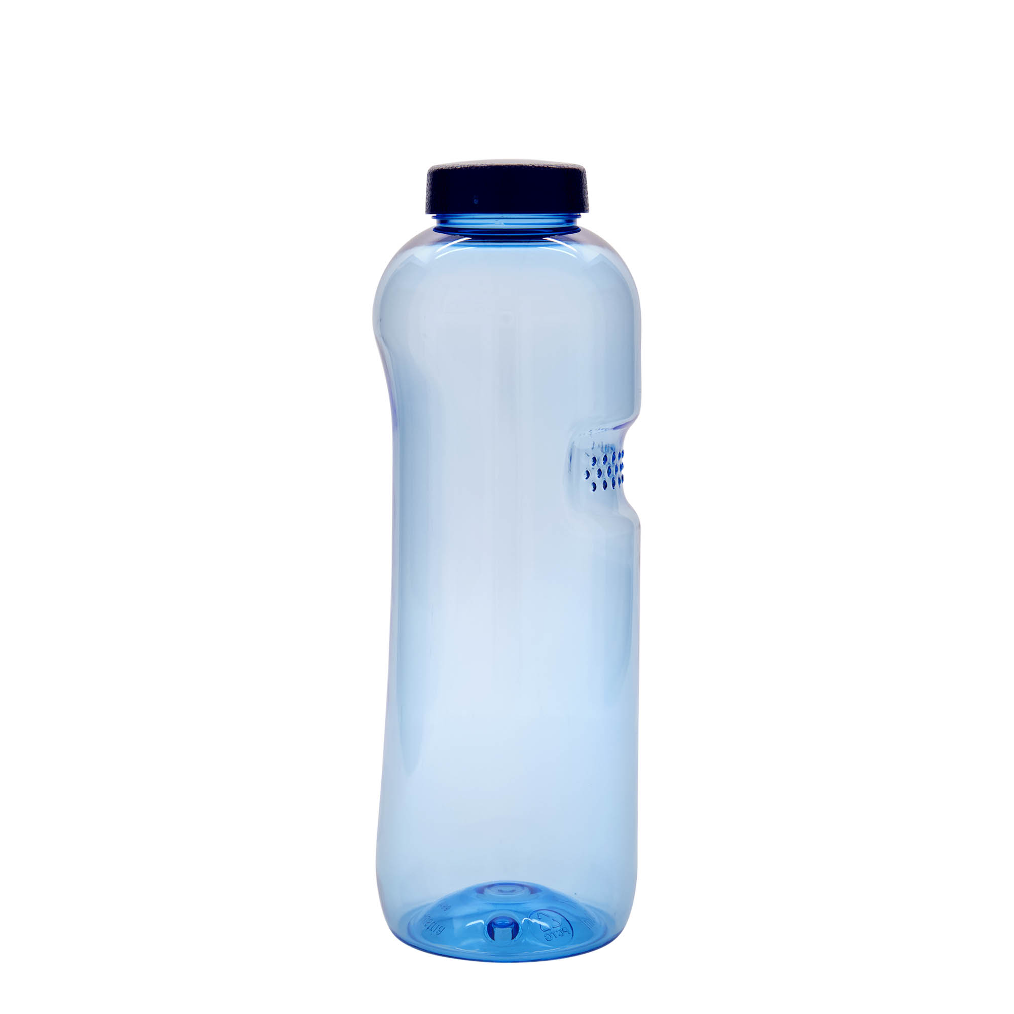 1.000 ml sticlă PET pentru băut 'Kavodrink', plastic, albastru 1.000 ml sticlă PET pentru băut 'Kavodrink', plastic, albastru