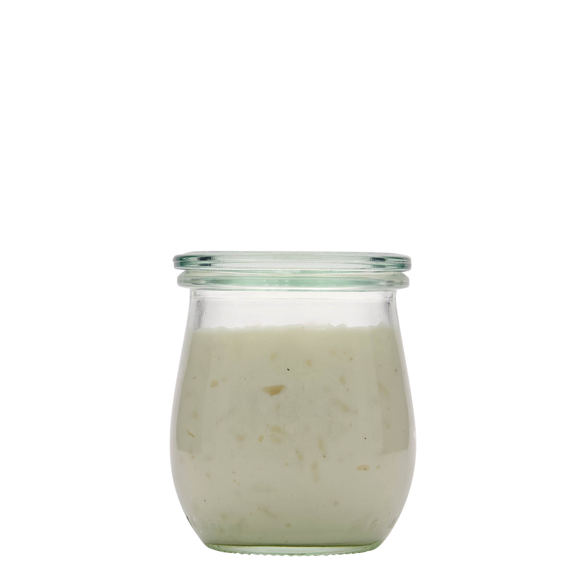 220 ml borcan WECK tip lalea, gura: margine rotundă