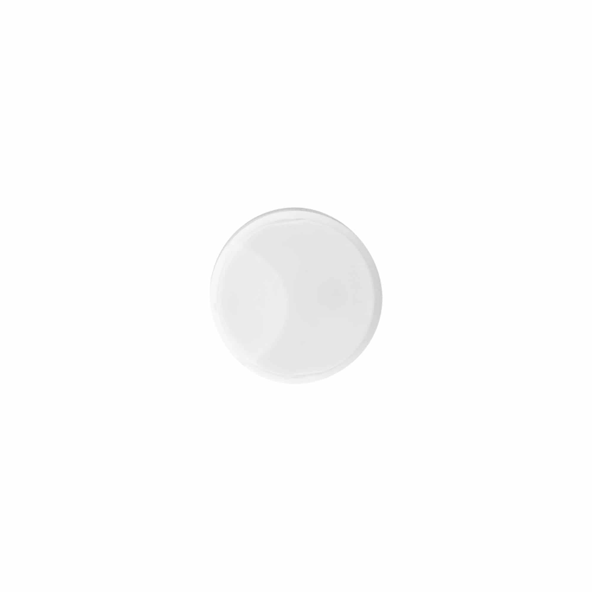 Capac cu filet Disc Top, plastic PP, alb, pentru gura: 24/410 Capac cu filet Disc Top, plastic PP, alb, pentru gura: 24/410