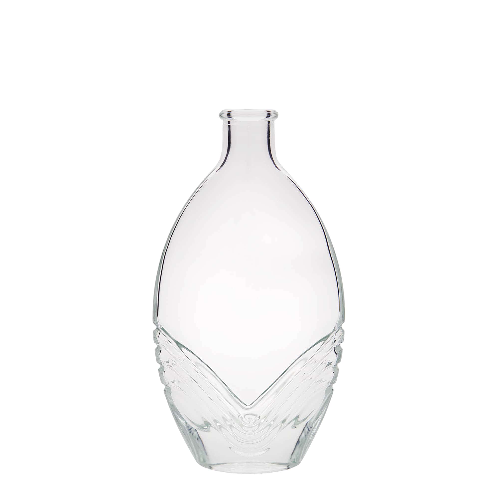 Sticlă de sticlă de 200 ml „Florence”, ovală, gura: dop de plută