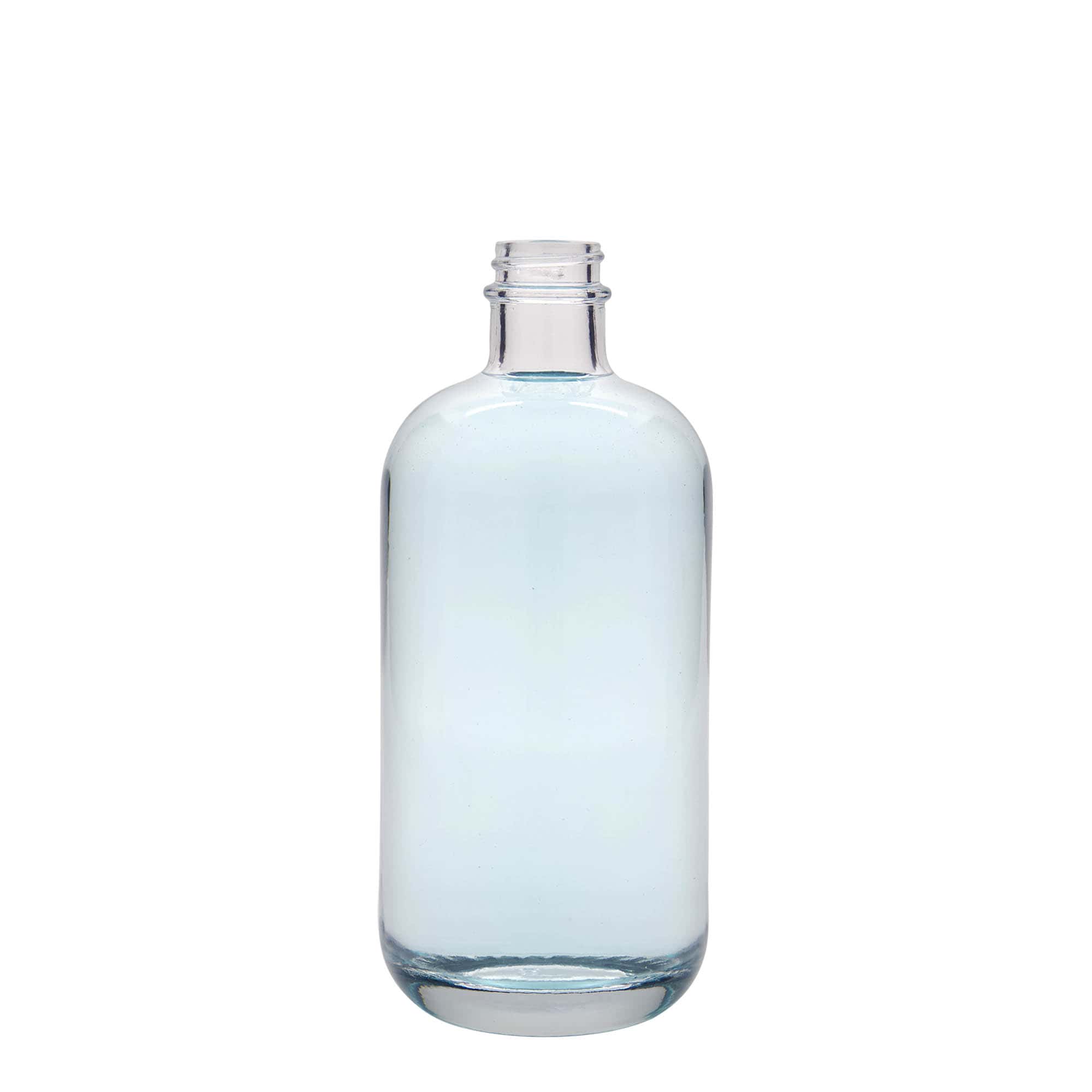 Sticlă de sticlă de 500 ml „Lotto”, deschidere: GPI 28 Sticlă de sticlă de 500 ml „Lotto”, deschidere: GPI 28