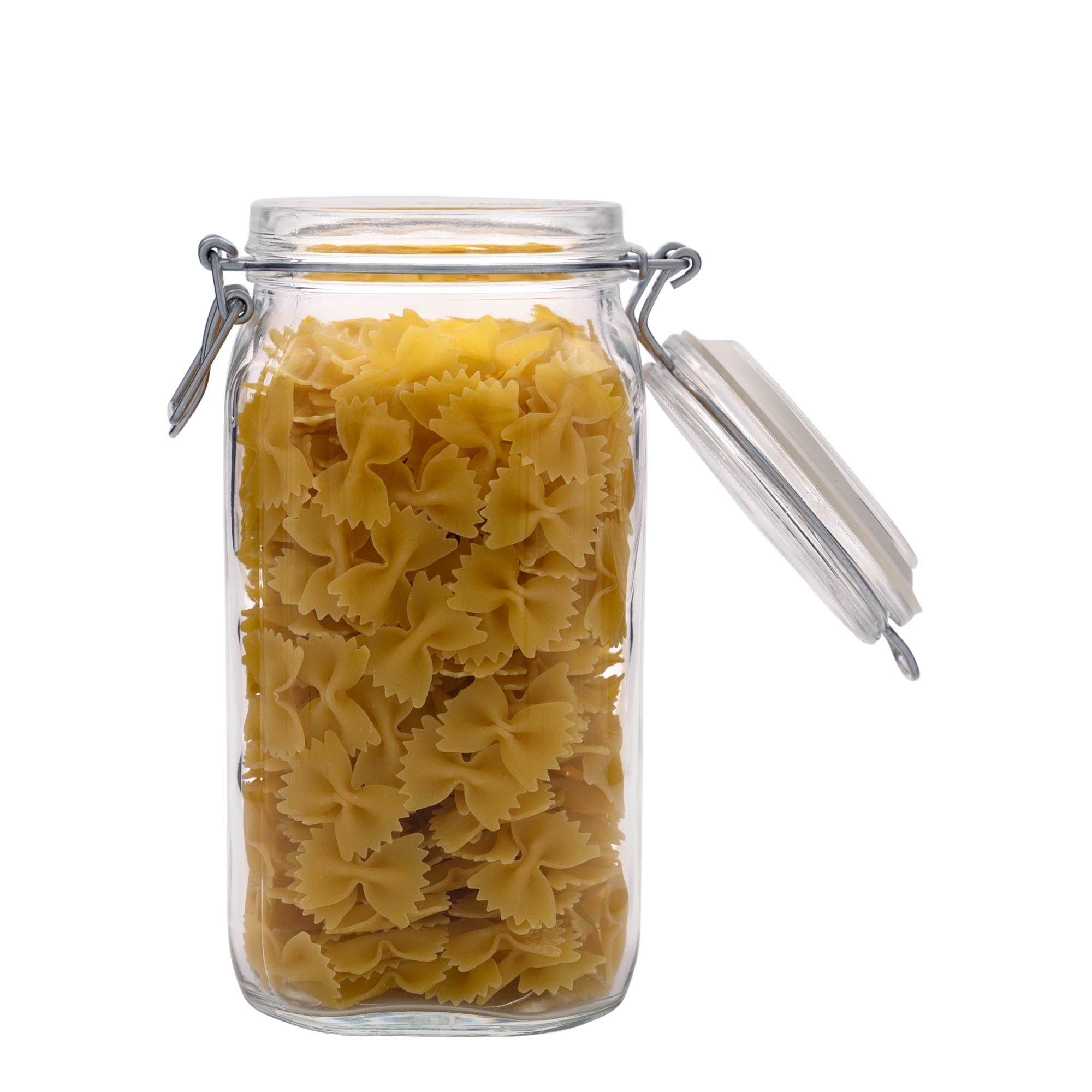 1.500 ml borcan cu clemă de sârmă „Fido”, pătrat, gura: închidere cu clemă de sârmă 1.500 ml borcan cu clemă de sârmă „Fido”, pătrat, gura: închidere cu clemă de sârmă