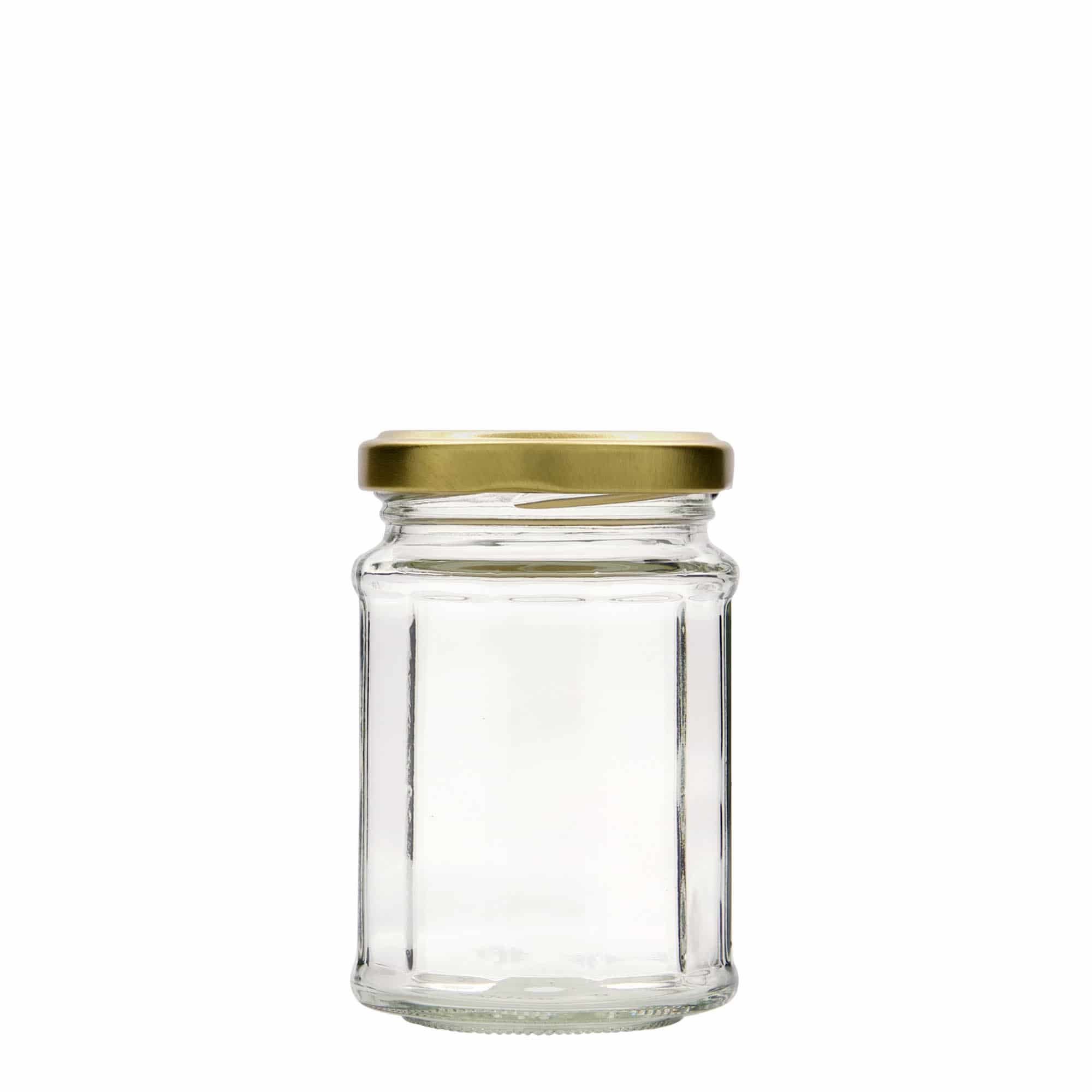 192 ml borcan cu fațete, douăsprezece laturi, gura: Twist-Off (TO 58)