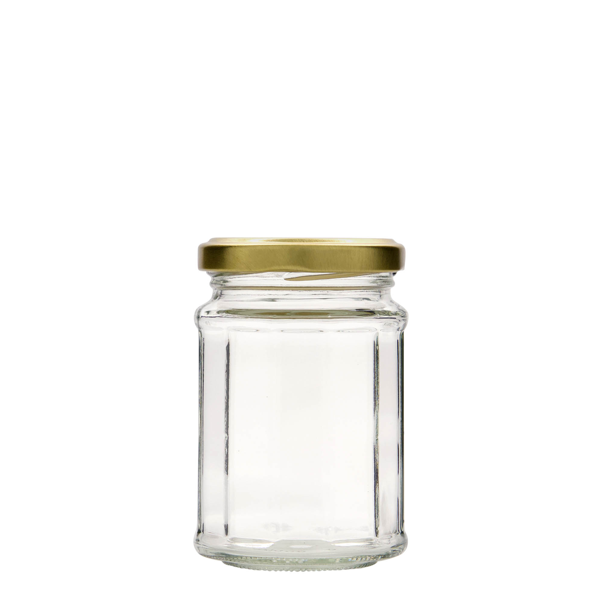 192 ml borcan cu fațete, douăsprezece laturi, gura: Twist-Off (TO 58)