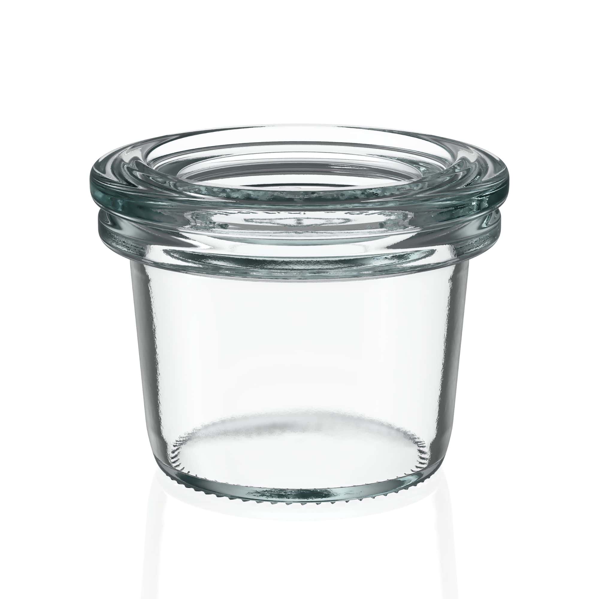 12x 35 ml borcan WECK cu gura largă cu capac de sticlă RR 40