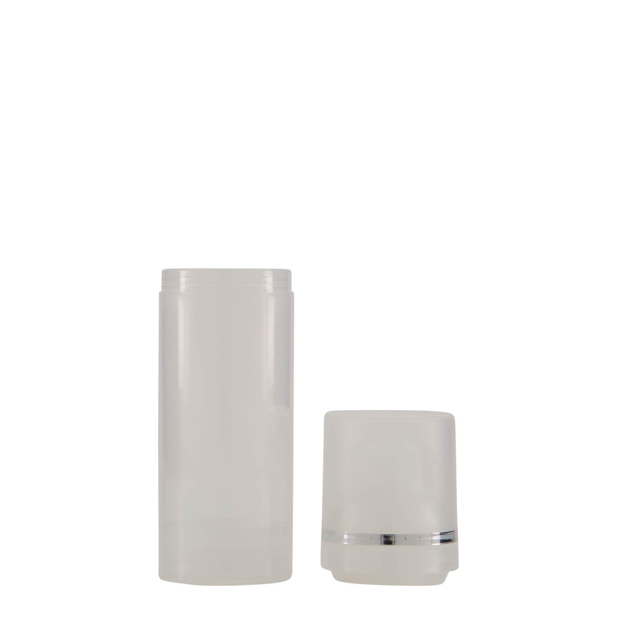 50 ml dozator airless „Mezzo”, plastic PP, natural 50 ml dozator airless „Mezzo”, plastic PP, natural