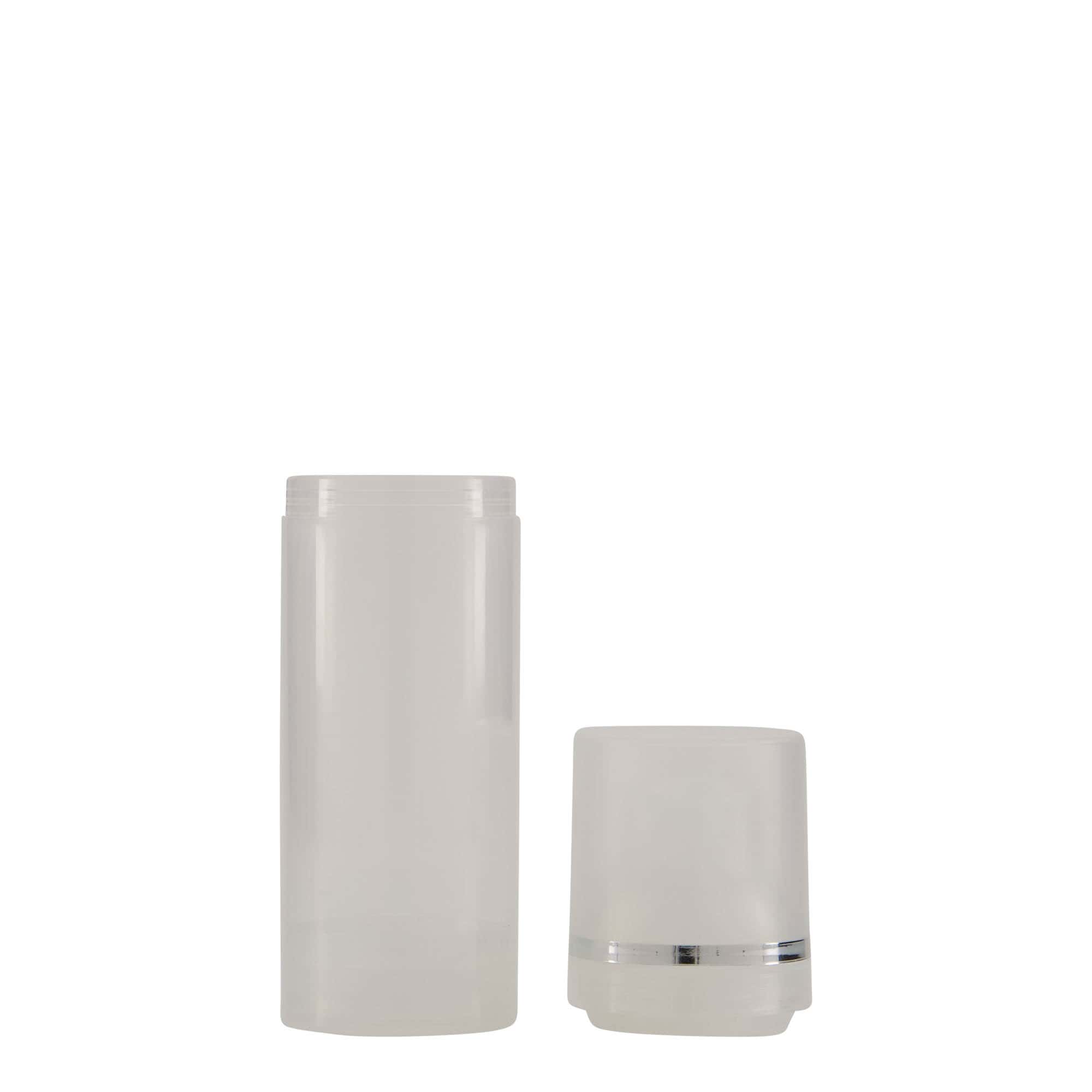 50 ml dozator airless „Mezzo”, plastic PP, natural