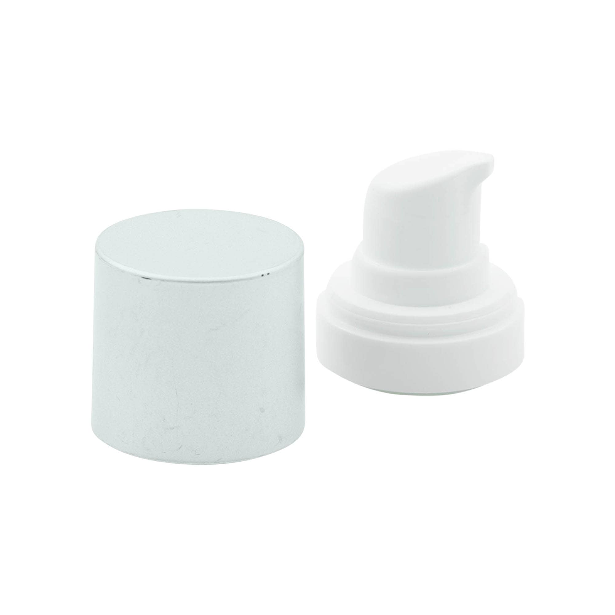 Cap de pompă distribuitor airless „Micro”, plastic PP, argintiu