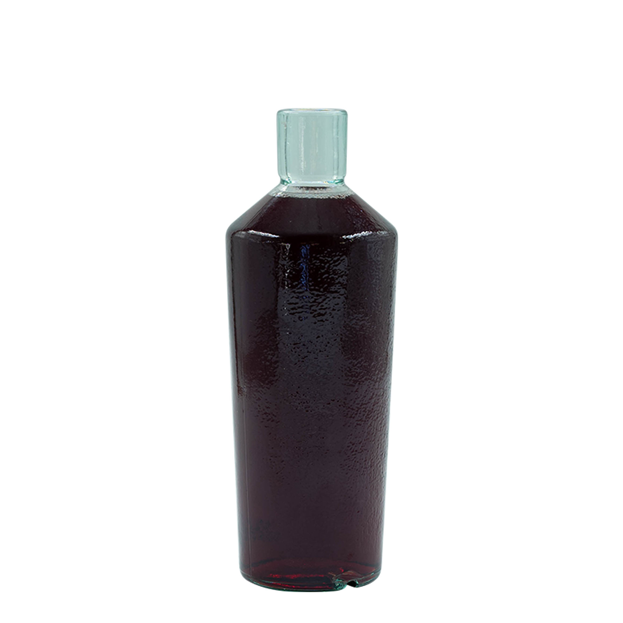 Sticlă din sticlă lucrată manual de 700 ml 'Primal', gura: dop de plută Sticlă din sticlă lucrată manual de 700 ml 'Primal', gura: dop de plută