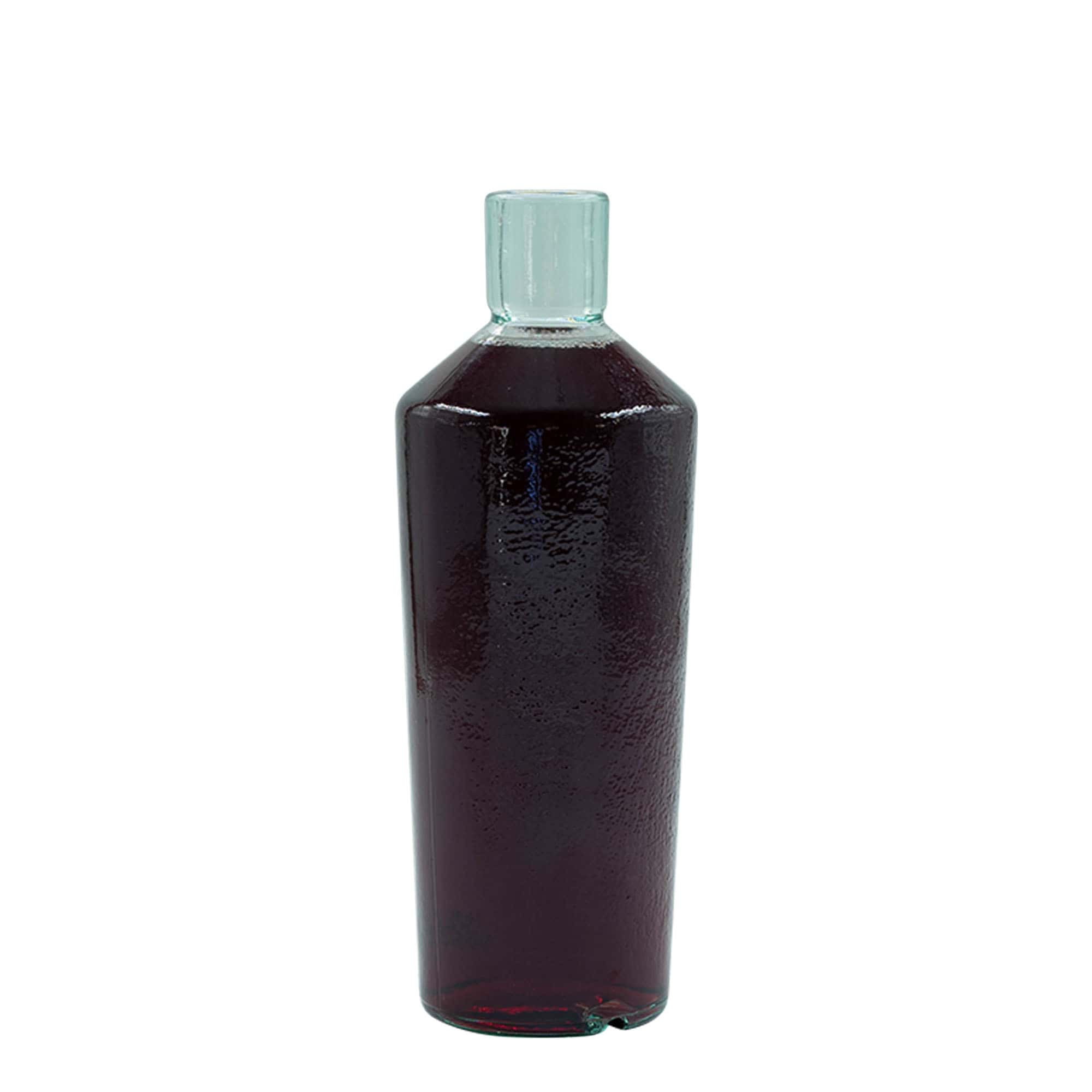 Sticlă din sticlă lucrată manual de 700 ml 'Primal', gura: dop de plută Sticlă din sticlă lucrată manual de 700 ml 'Primal', gura: dop de plută