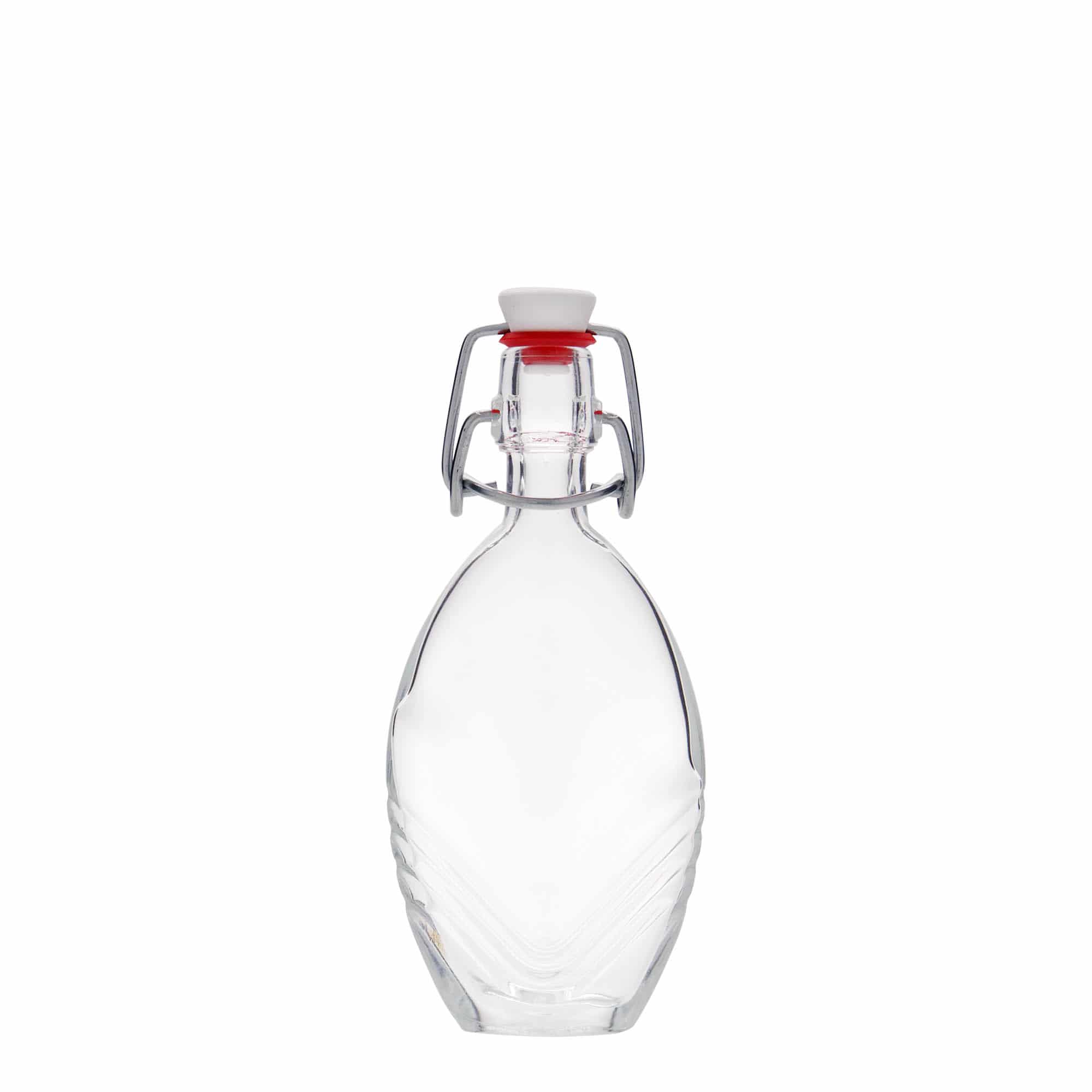 Sticlă de sticlă de 40 ml „Florence”, ovală, deschidere: închidere cu clemă