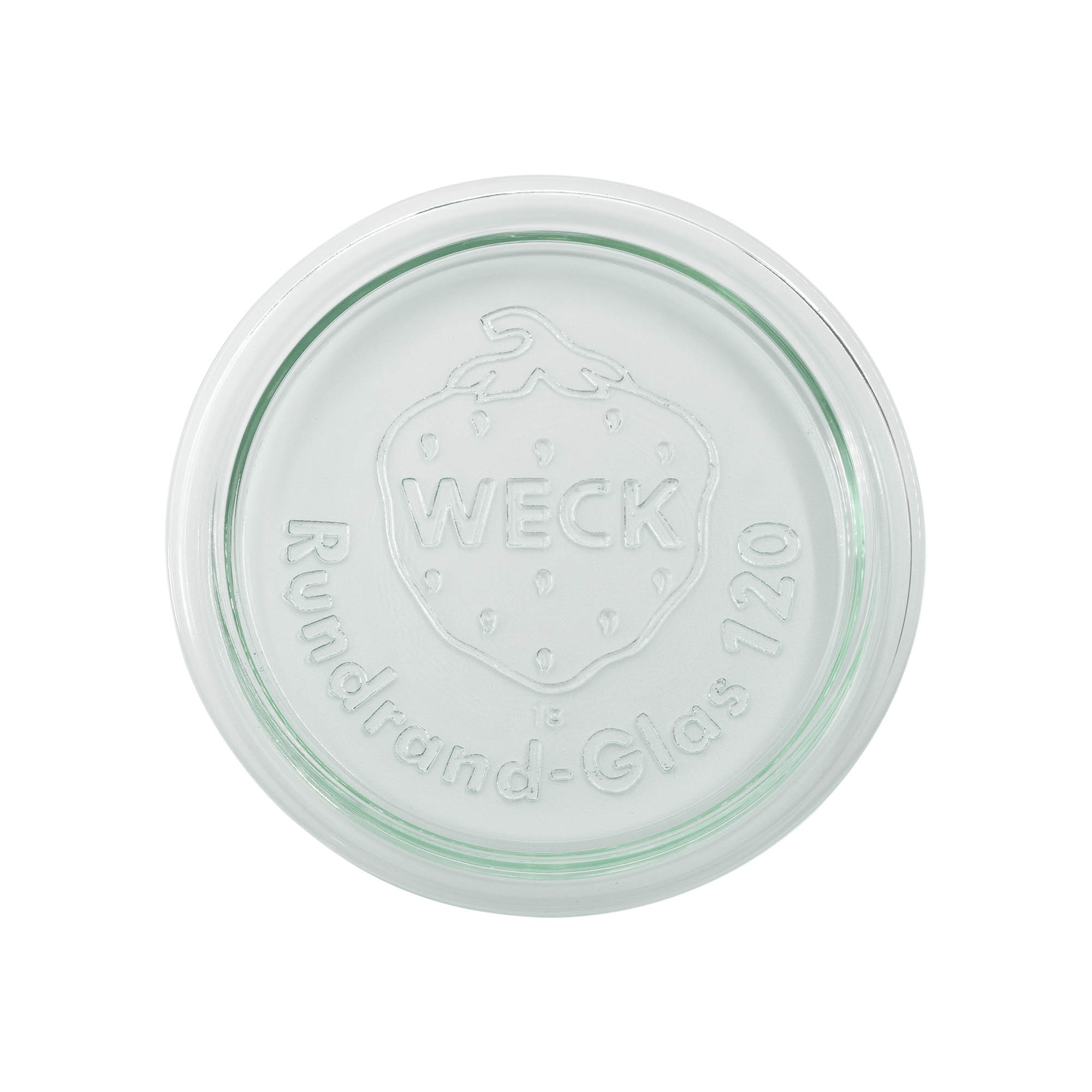 Capac WECK pentru borcan, margine rotundă, pentru gura: RR120 Capac WECK pentru borcan, margine rotundă, pentru gura: RR120