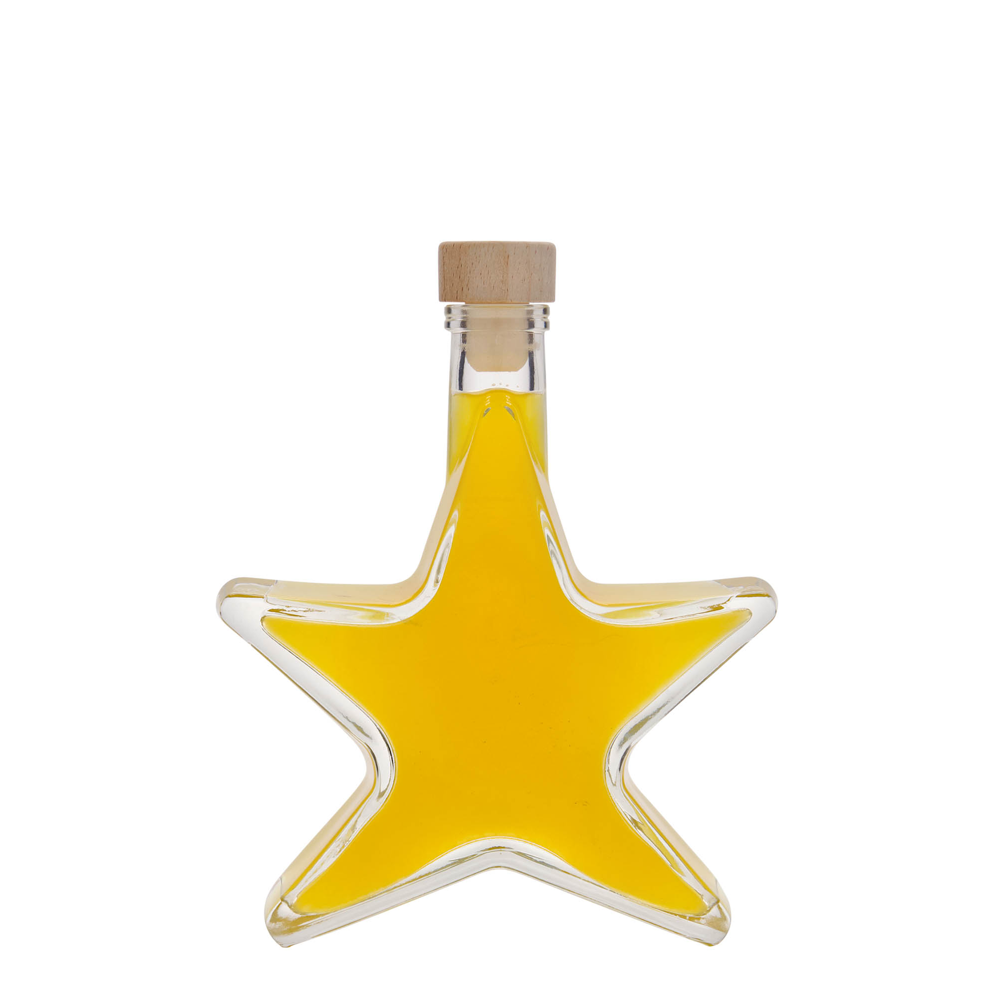 Sticlă de sticlă de 200 ml „Stea”, gât: plută Sticlă de sticlă de 200 ml „Stea”, gât: plută
