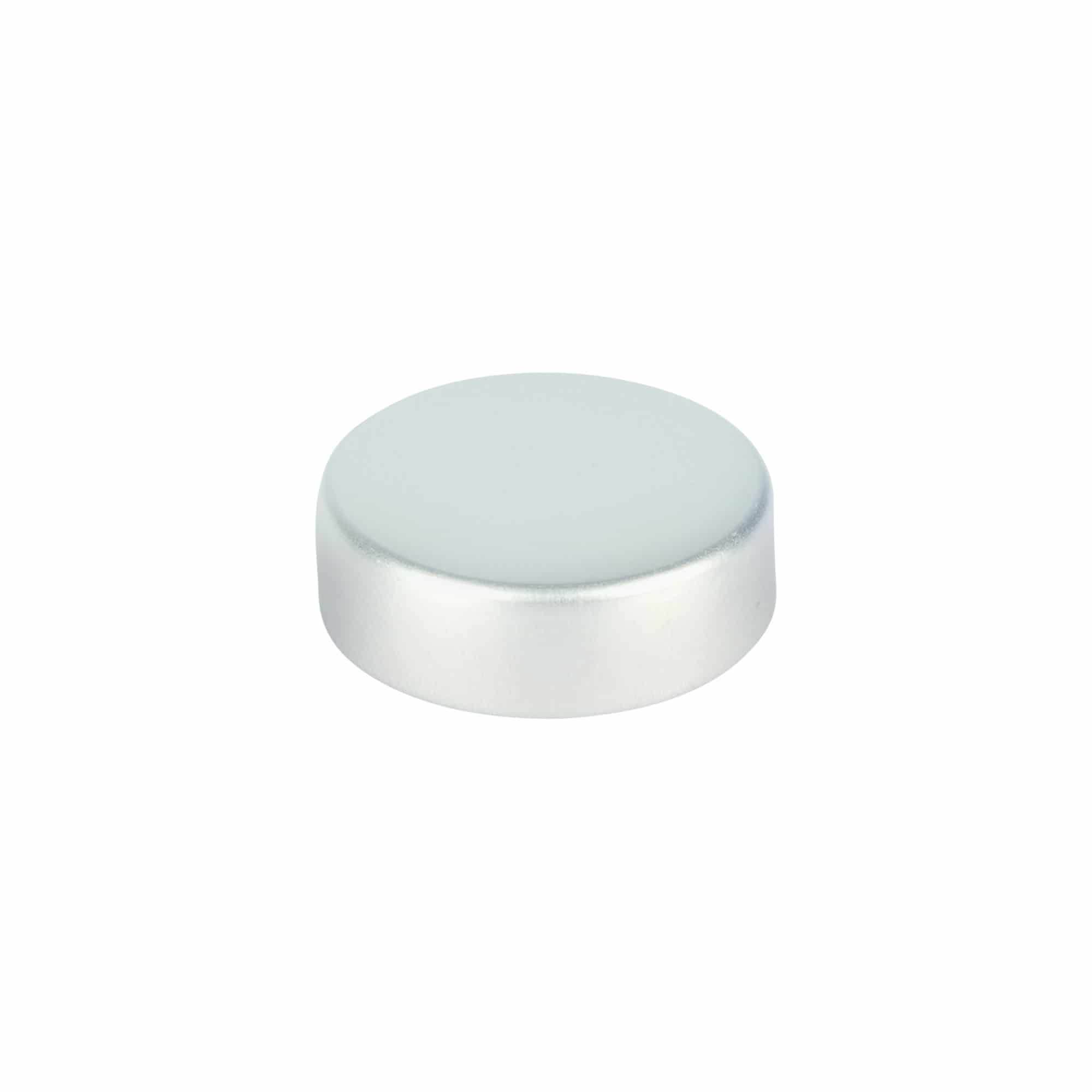 Capac cu filet, metalic, argintiu, pentru deschidere: GPI 33/400