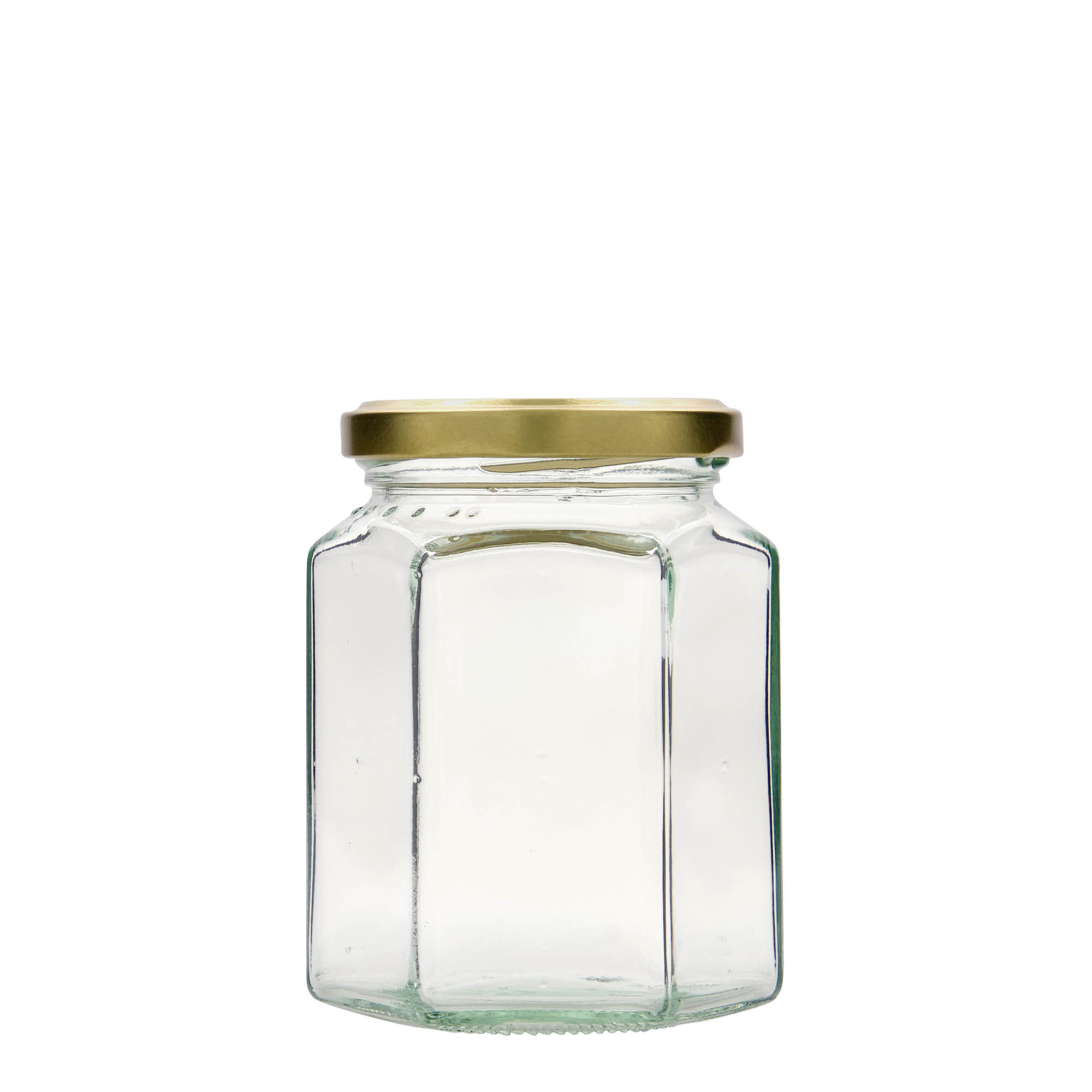 288 ml borcan hexagonal, gura: Twist-Off (TO 63)