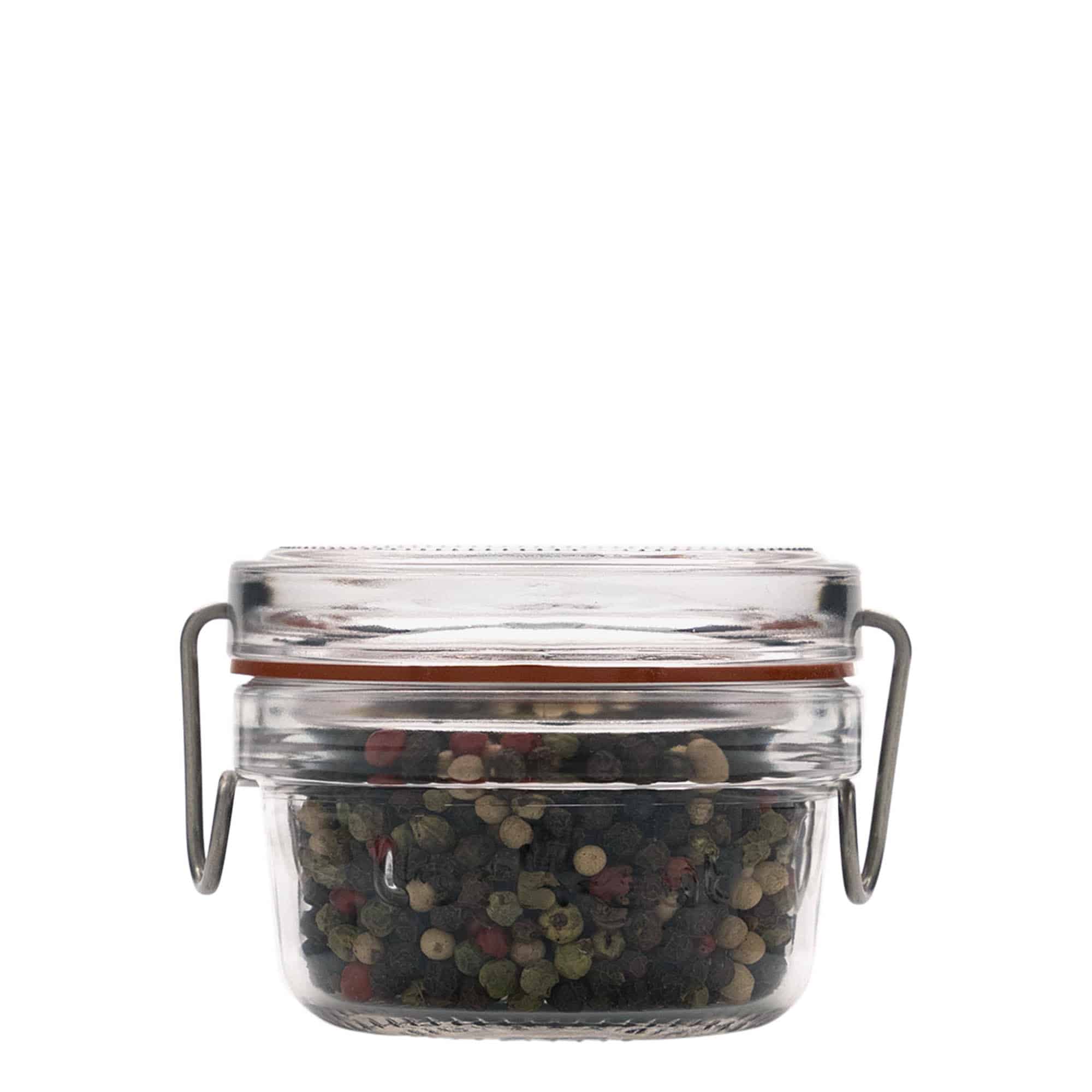 80 ml borcan cu clemă metalică „Lock-Eat”, gura: închidere cu clemă metalică