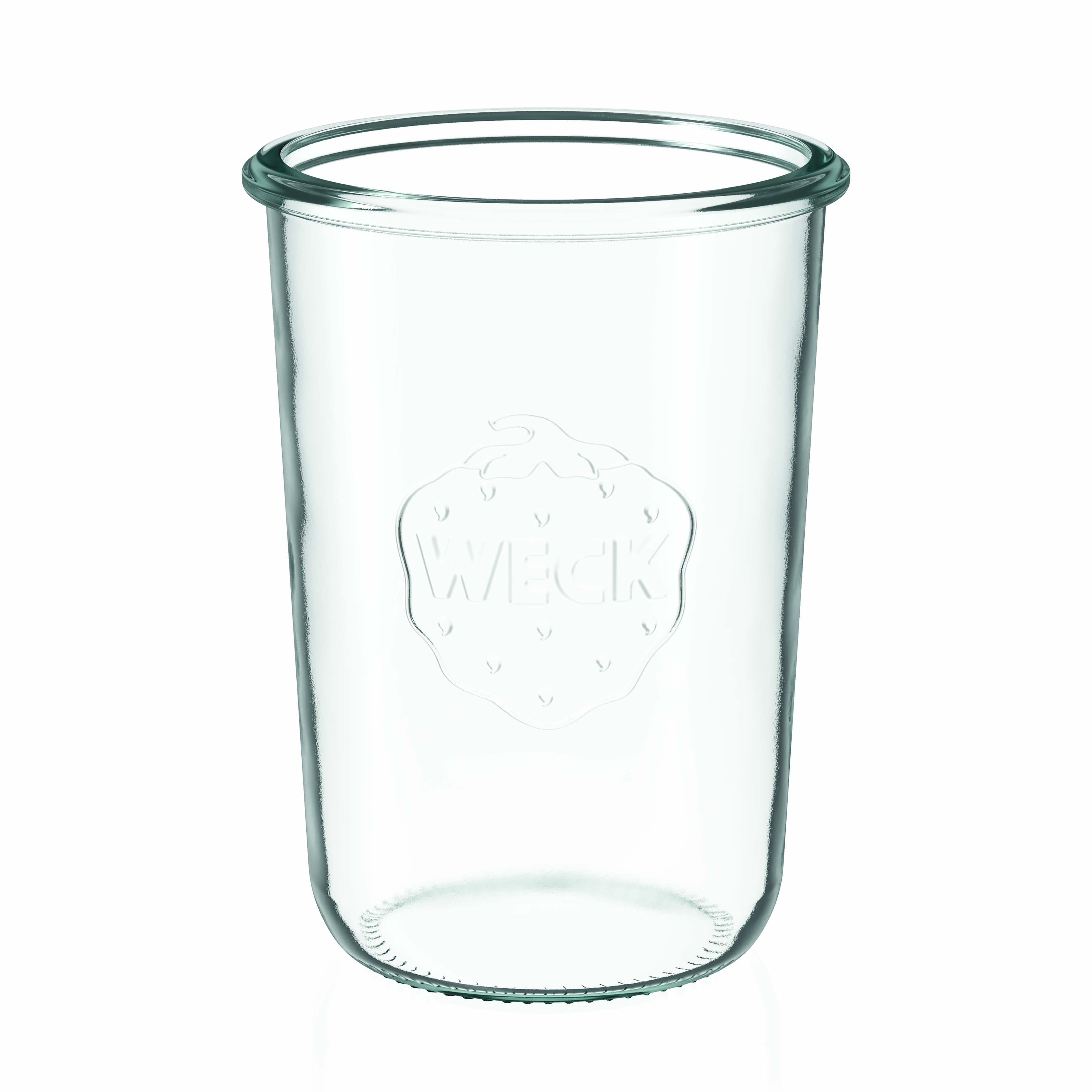 6x 850 ml borcan WECK cu gura largă cu capac de sticlă RR 100