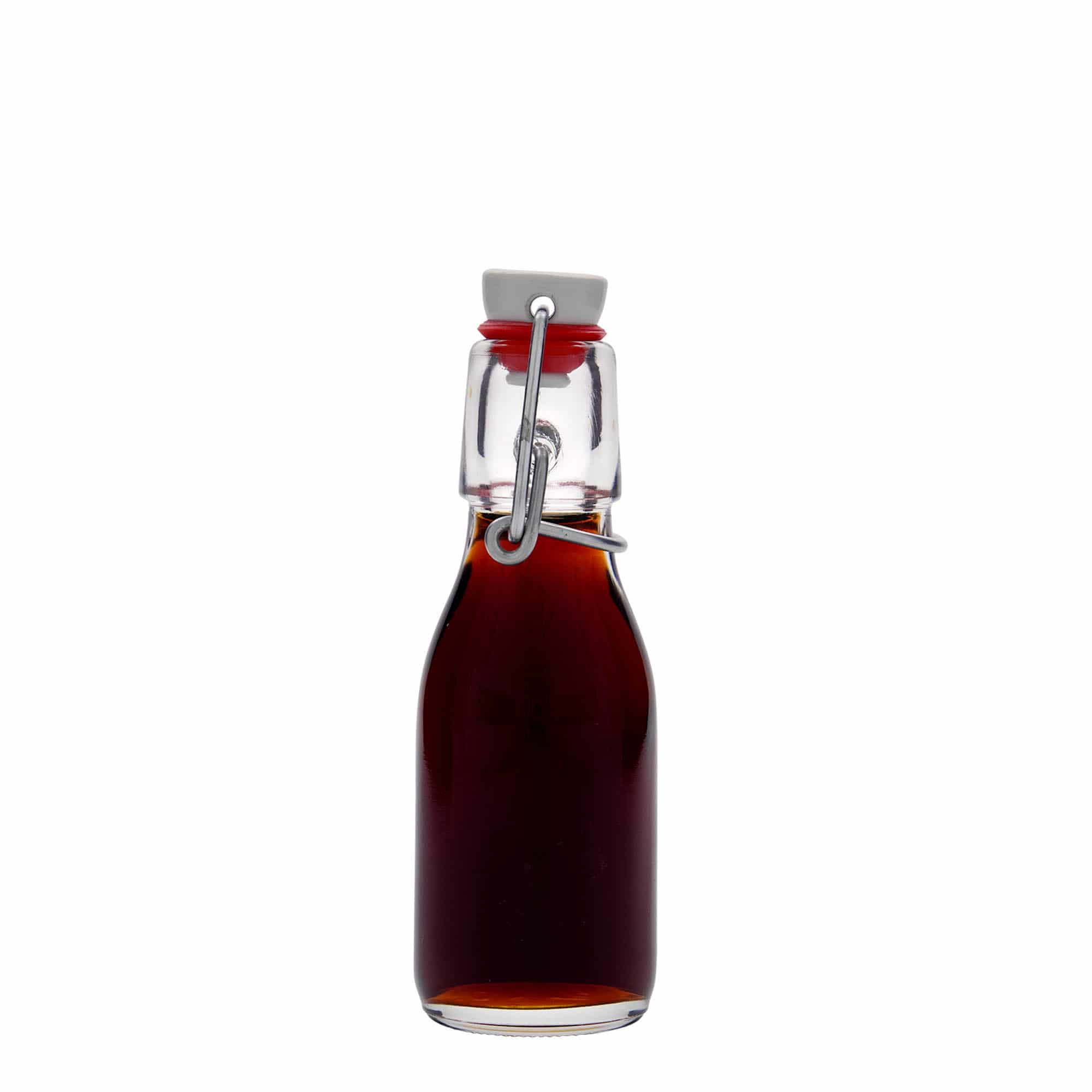 Sticlă de sticlă de 100 ml „Paul”, gura: închidere cu clemă