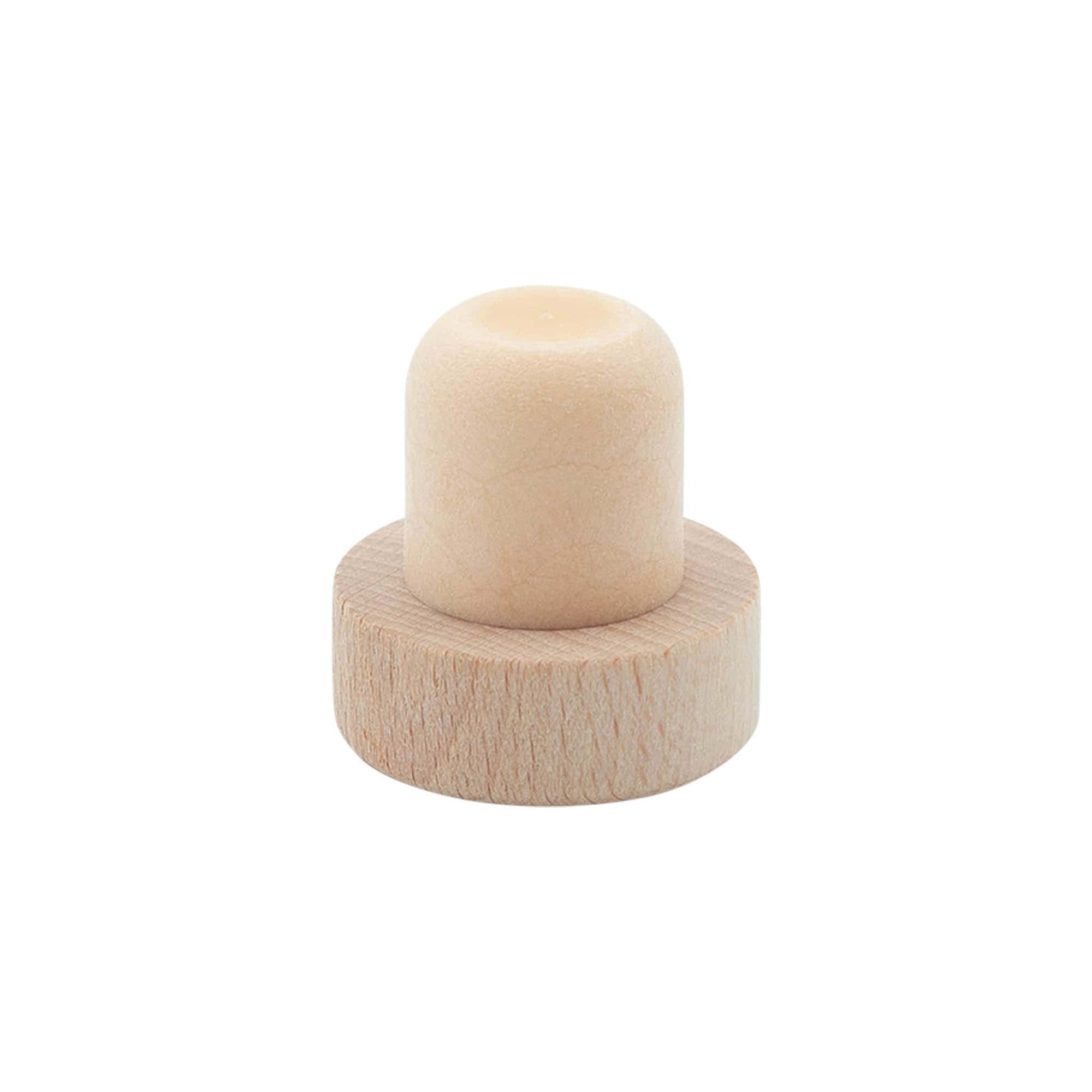 Dop cu mâner 22,1 mm, lemn/plastic, pentru gură: dop de plută