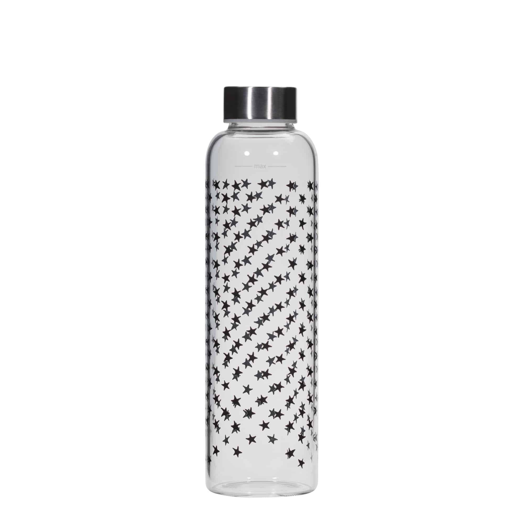 Sticlă de băut 500 ml „Perseus - Stele Negre”, gura: capac cu filet