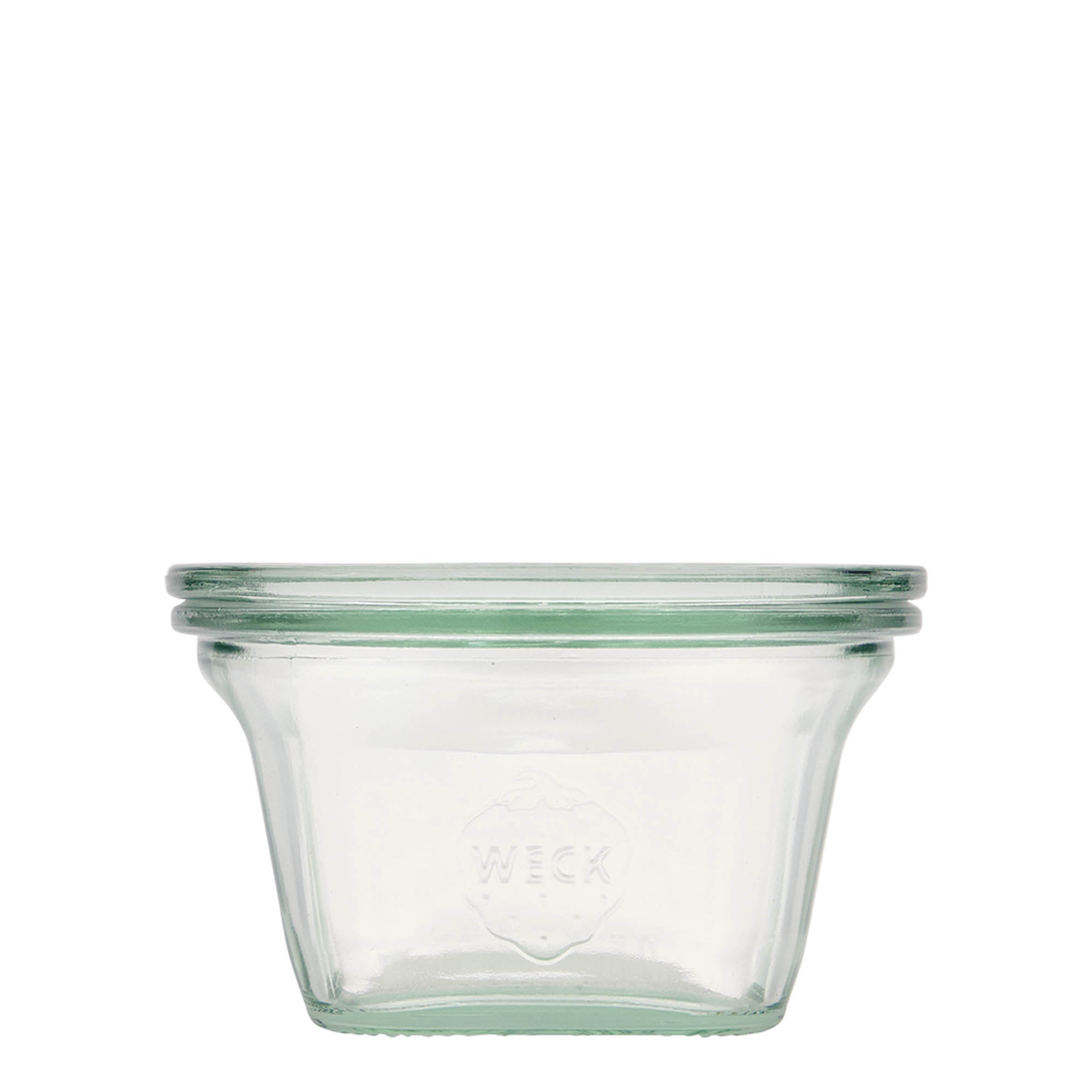 290 ml borcan WECK Quadro, pătrat, gura: margine rotundă