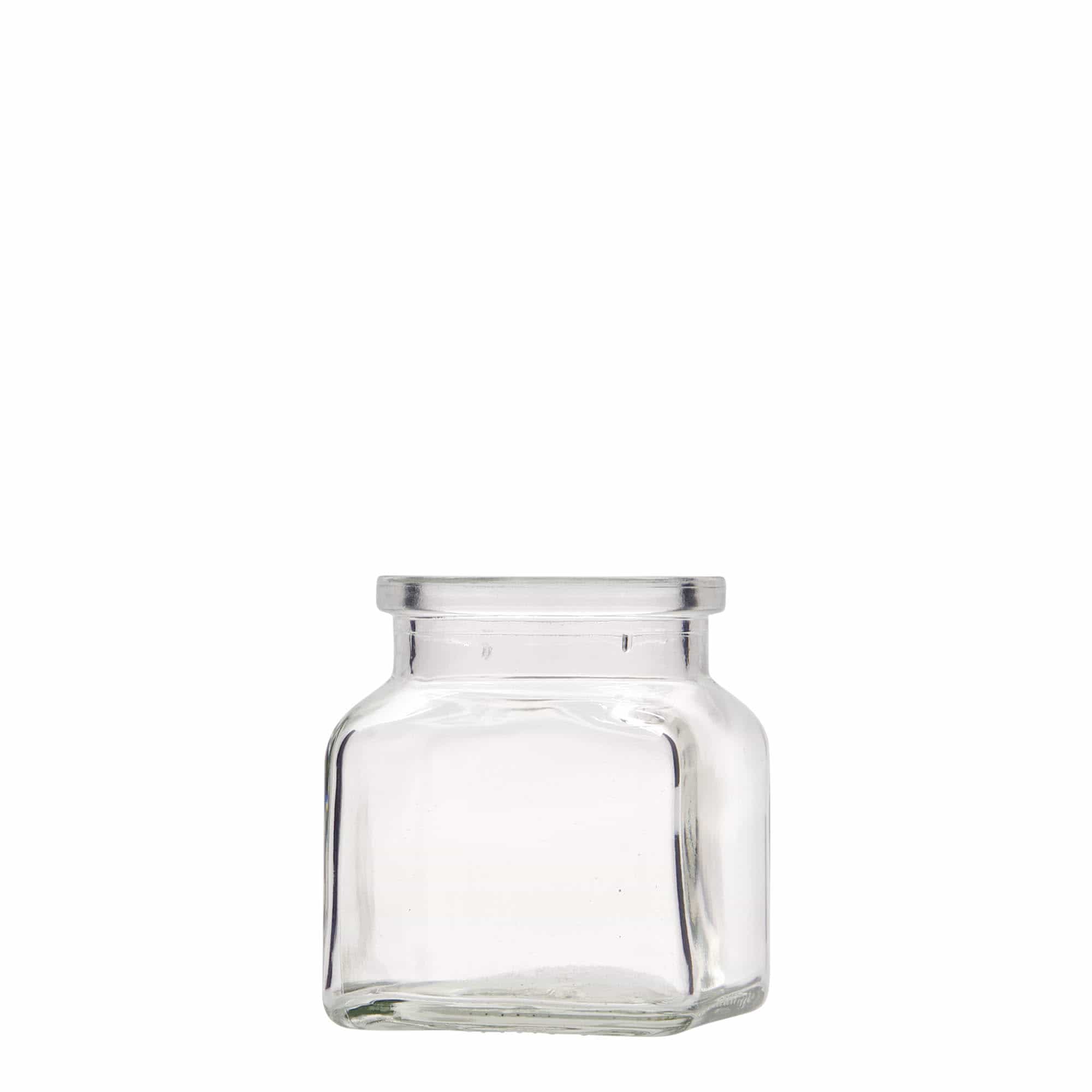 120 ml sticlă cu dop de plută, pătrată, gura: plută
