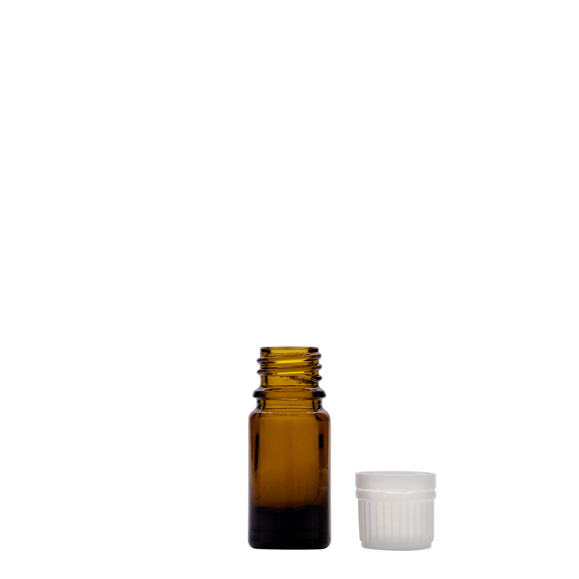 5 ml flacon medical, sticlă, maro, gura: DIN 18