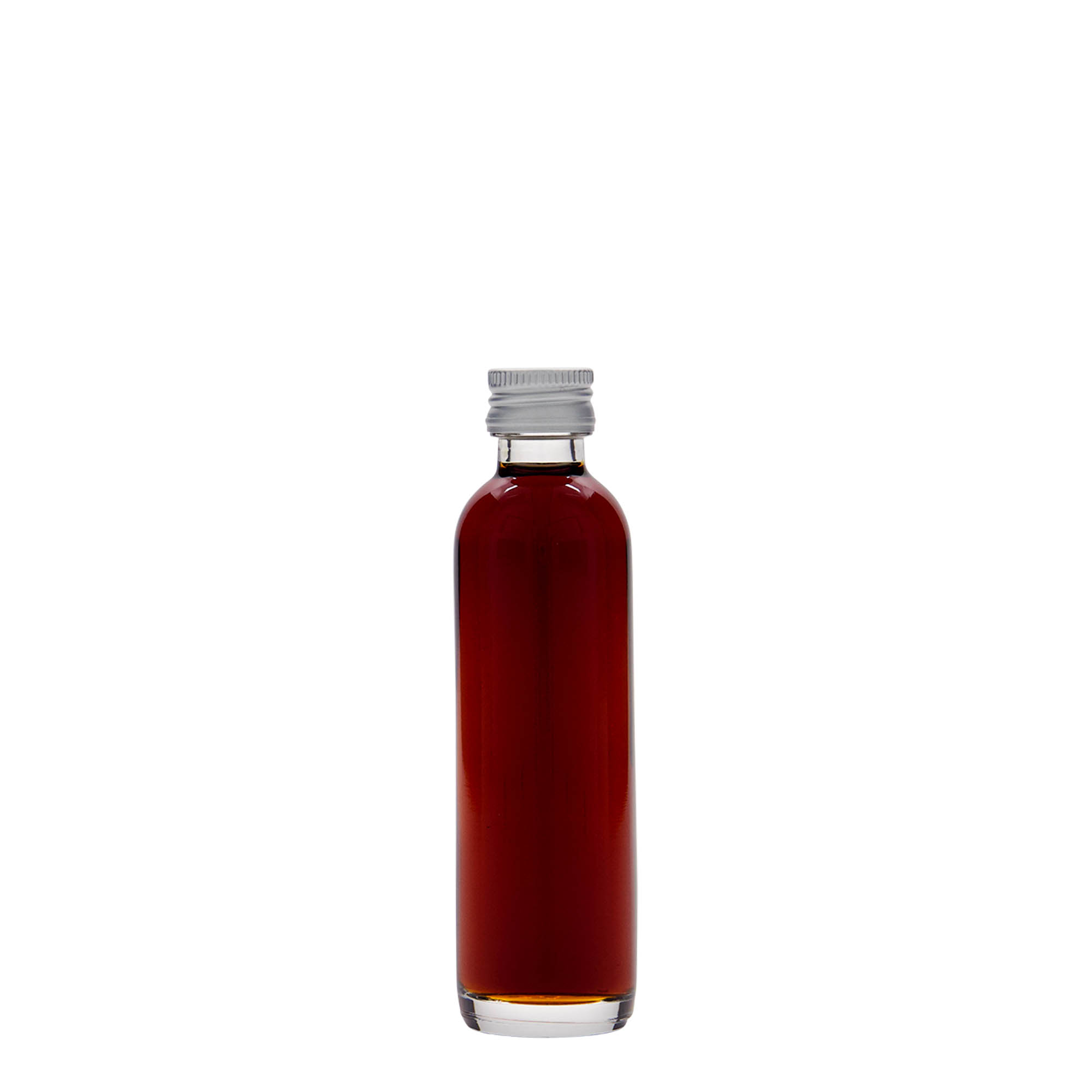 40 ml sticlă tip krug, sticlă, gură: PP 18