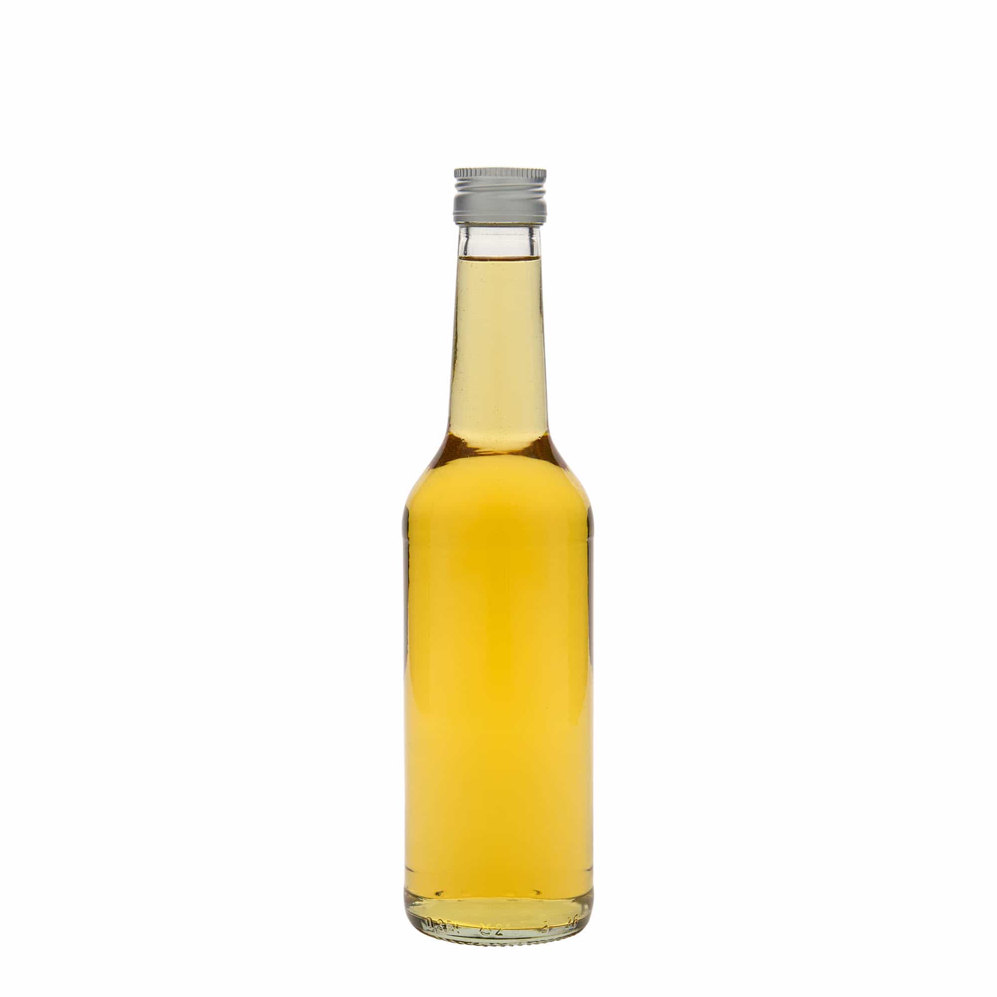 Sticlă de sticlă de 350 ml, gât drept, gură: PP 28 Sticlă de sticlă de 350 ml, gât drept, gură: PP 28