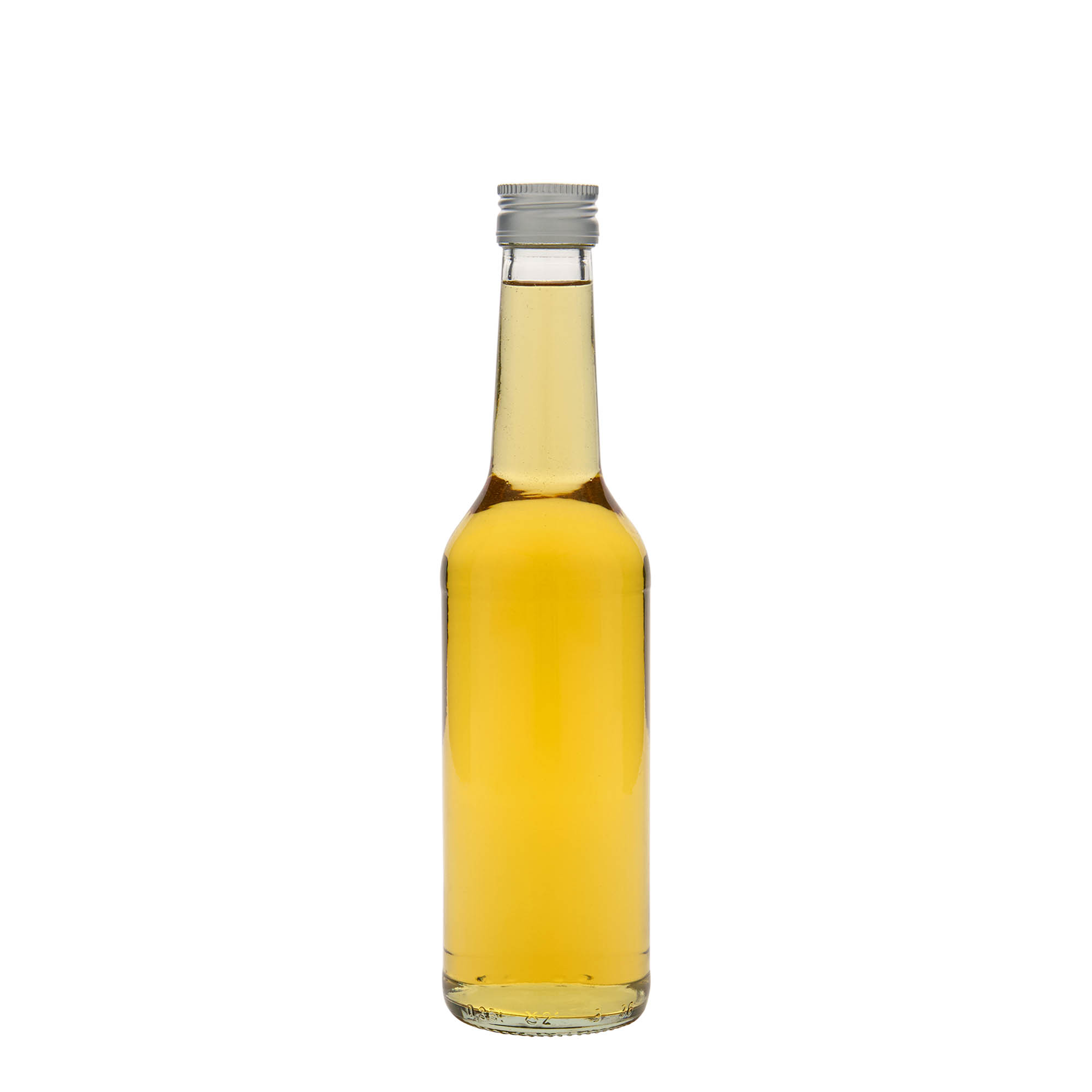 Sticlă de sticlă de 350 ml, gât drept, gură: PP 28 Sticlă de sticlă de 350 ml, gât drept, gură: PP 28