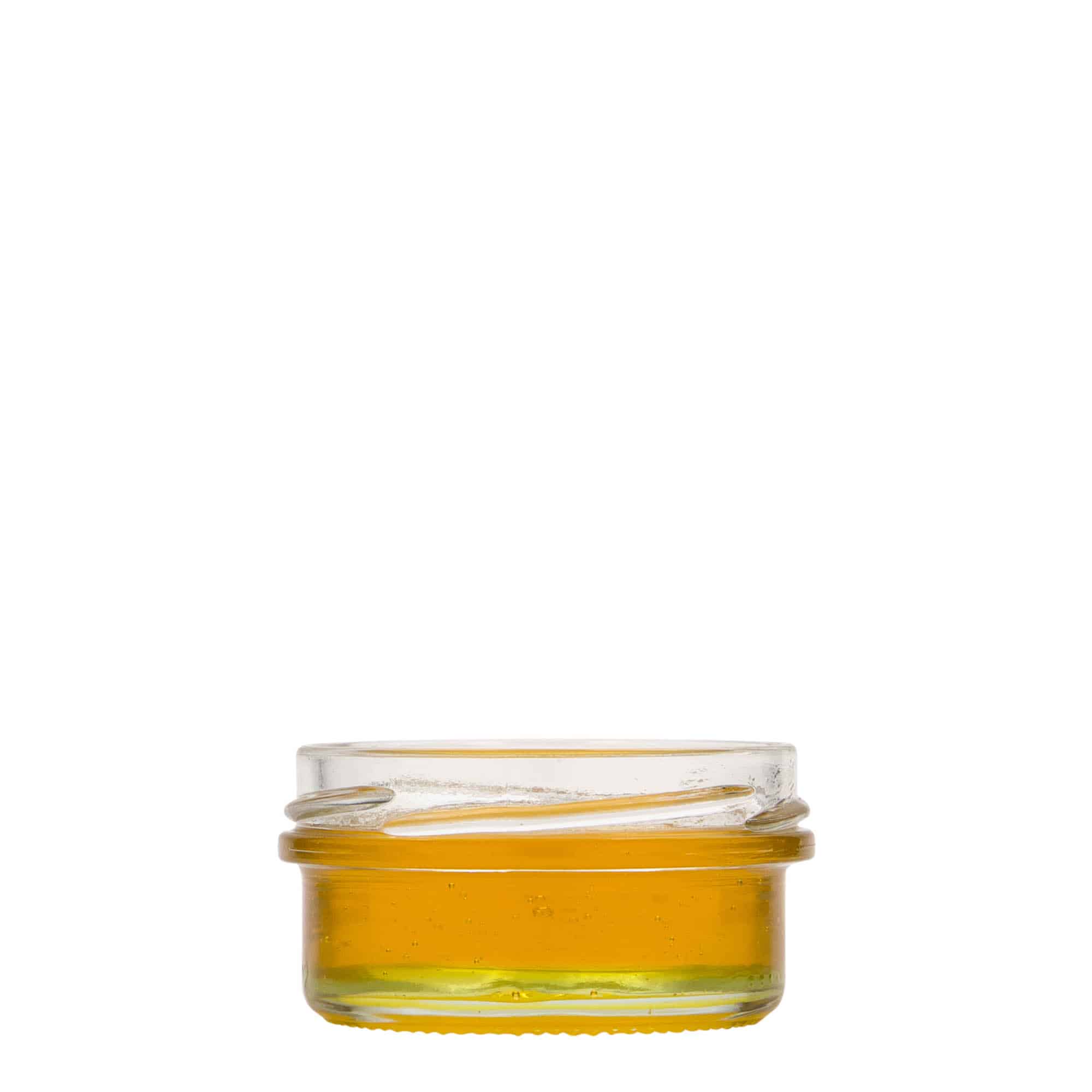 65 ml borcan plat cu pereți drepți, gura: Twist-Off (TO 66)