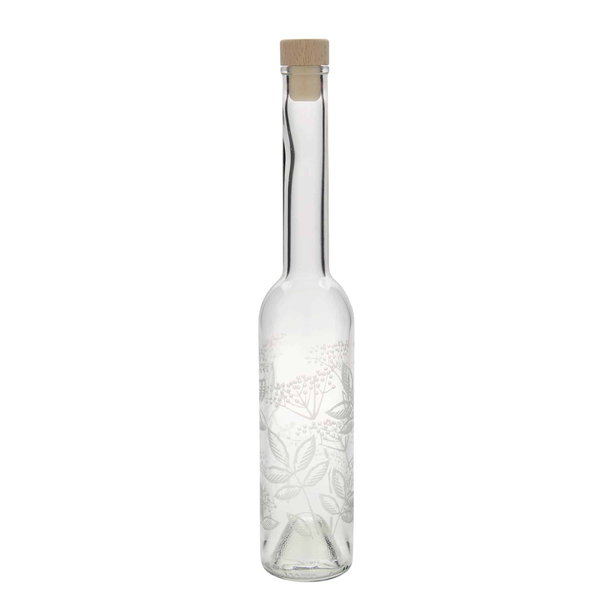 Sticlă de sticlă de 350 ml „Opera”, motiv: Soc, gât: dop