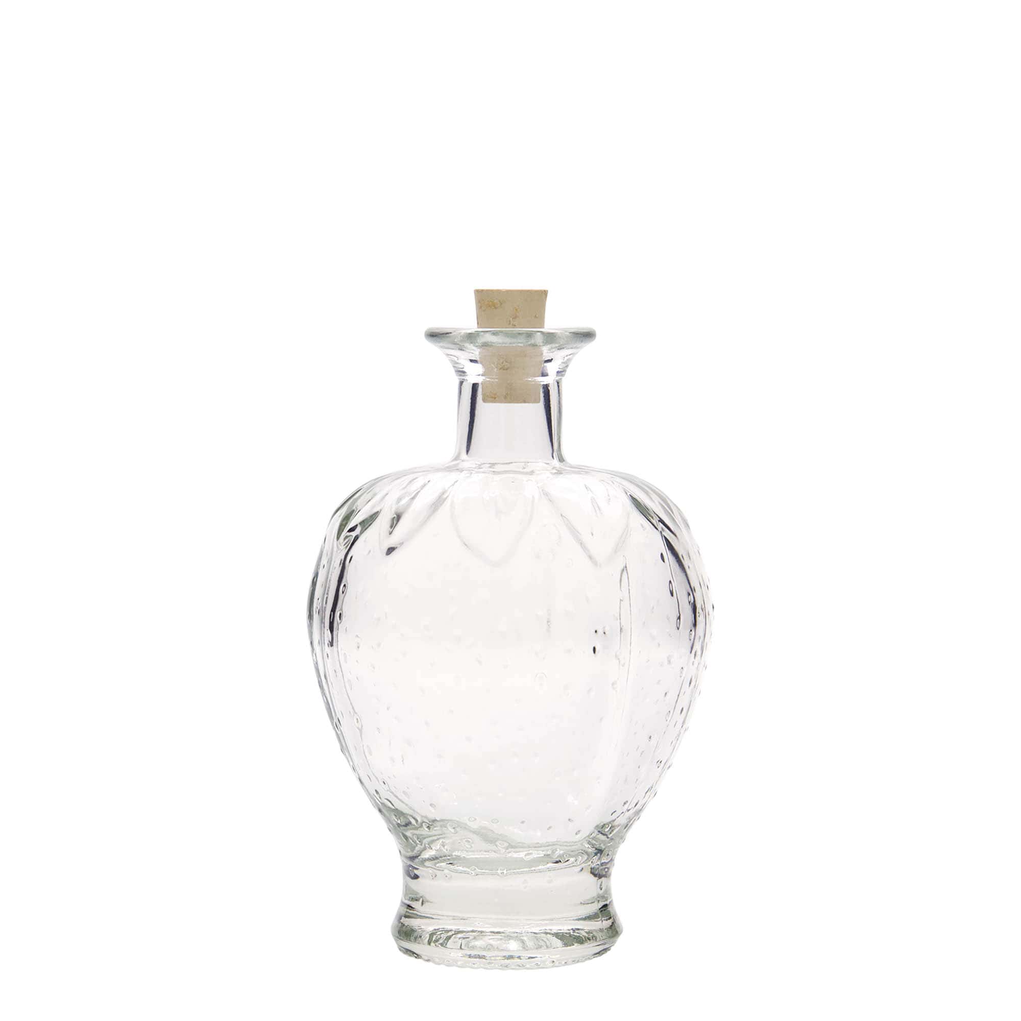 Sticlă de sticlă de 200 ml „Căpșuni”, gura: dop de plută