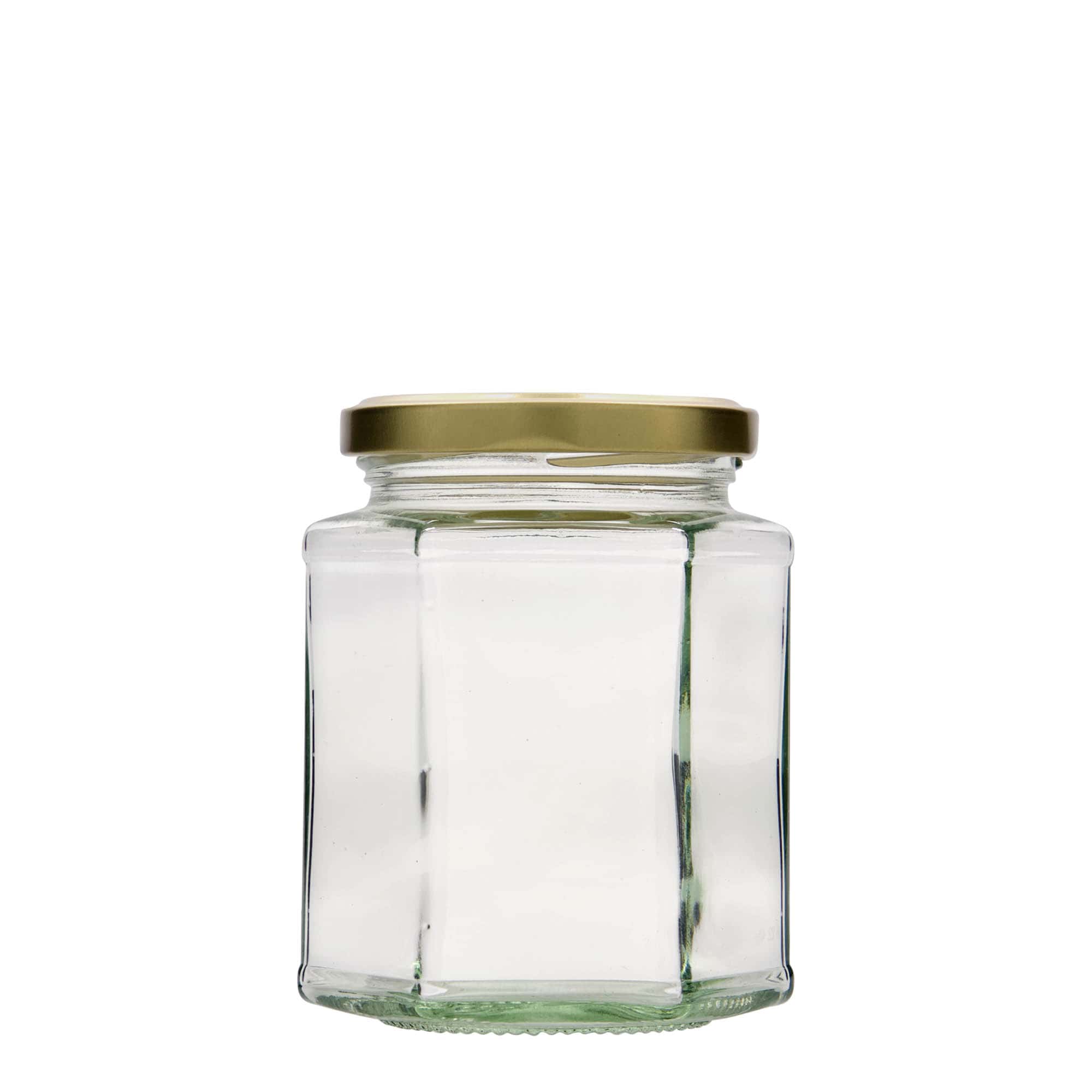 324 ml borcan hexagonal, gura: Twist-Off (TO 66)