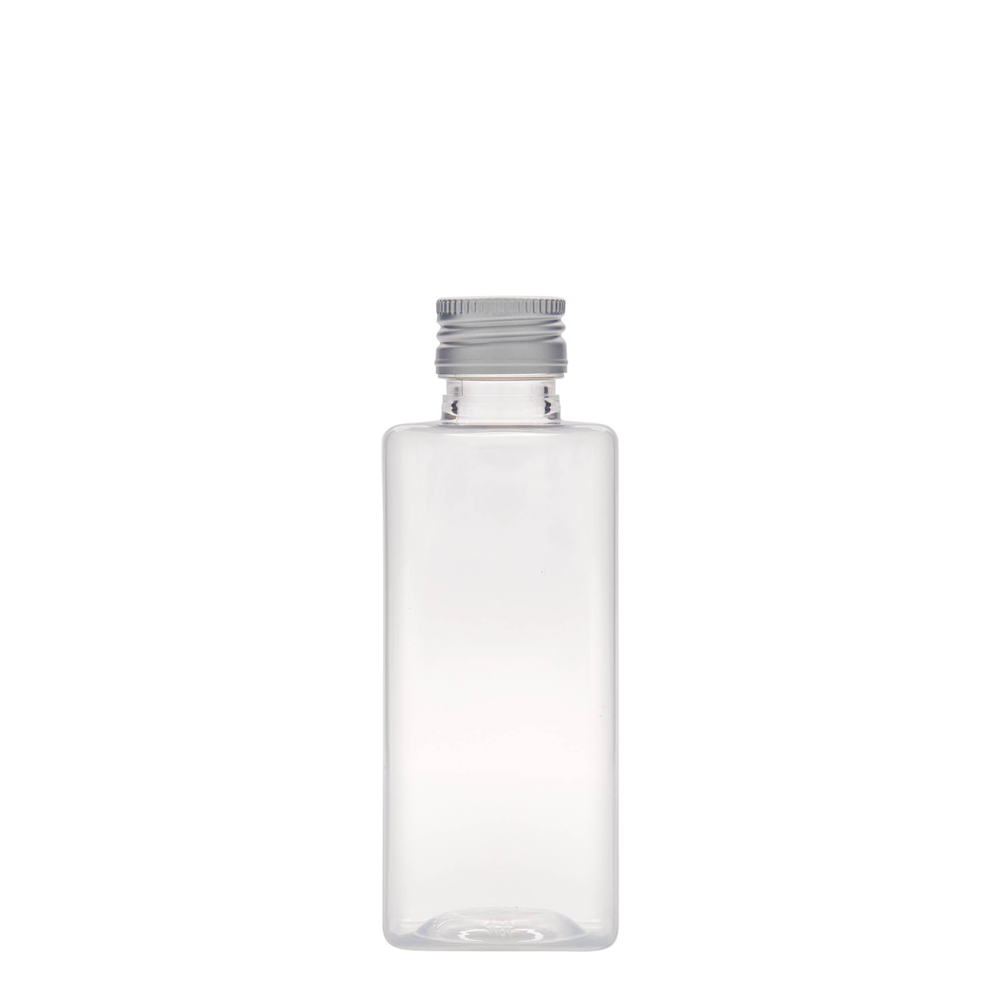 Sticlă PET de 250 ml „Karl”, pătrată, din plastic, gura: PP 28