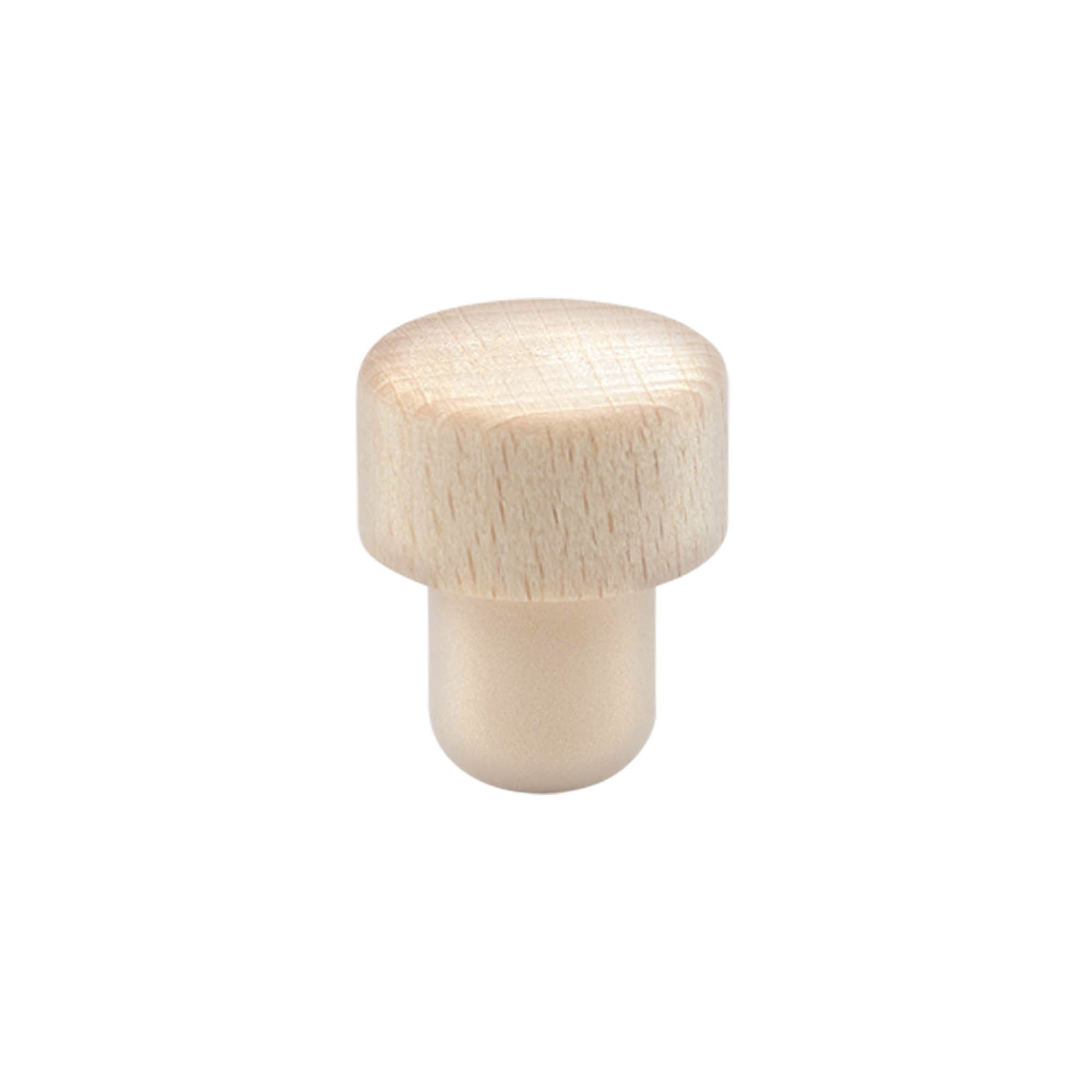 Dop cu mâner 18 mm, lemn/plastic, pentru gură: dop de plută