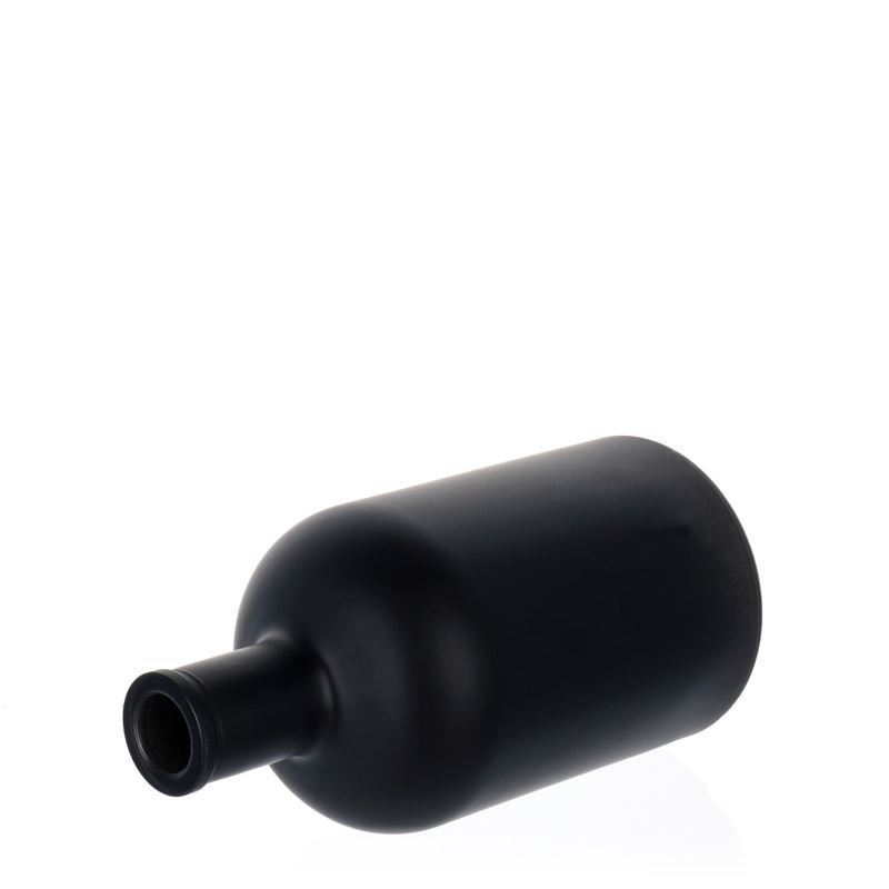 Sticlă de sticlă de 700 ml „Gerardino”, negru, gura: plută Sticlă de sticlă de 700 ml „Gerardino”, negru, gura: plută