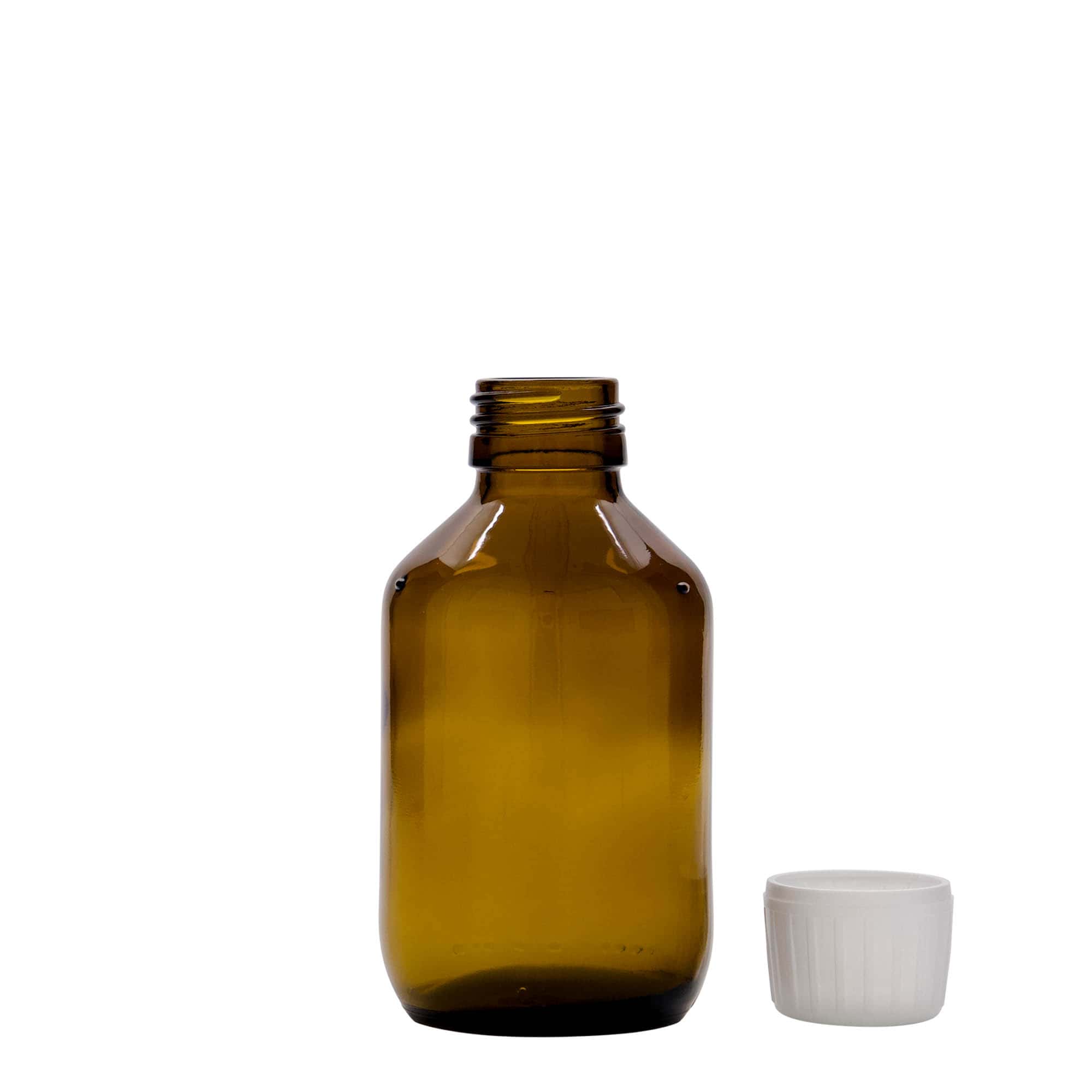 150 ml sticlă medicală, maro, sticlă, gura: PP 28
