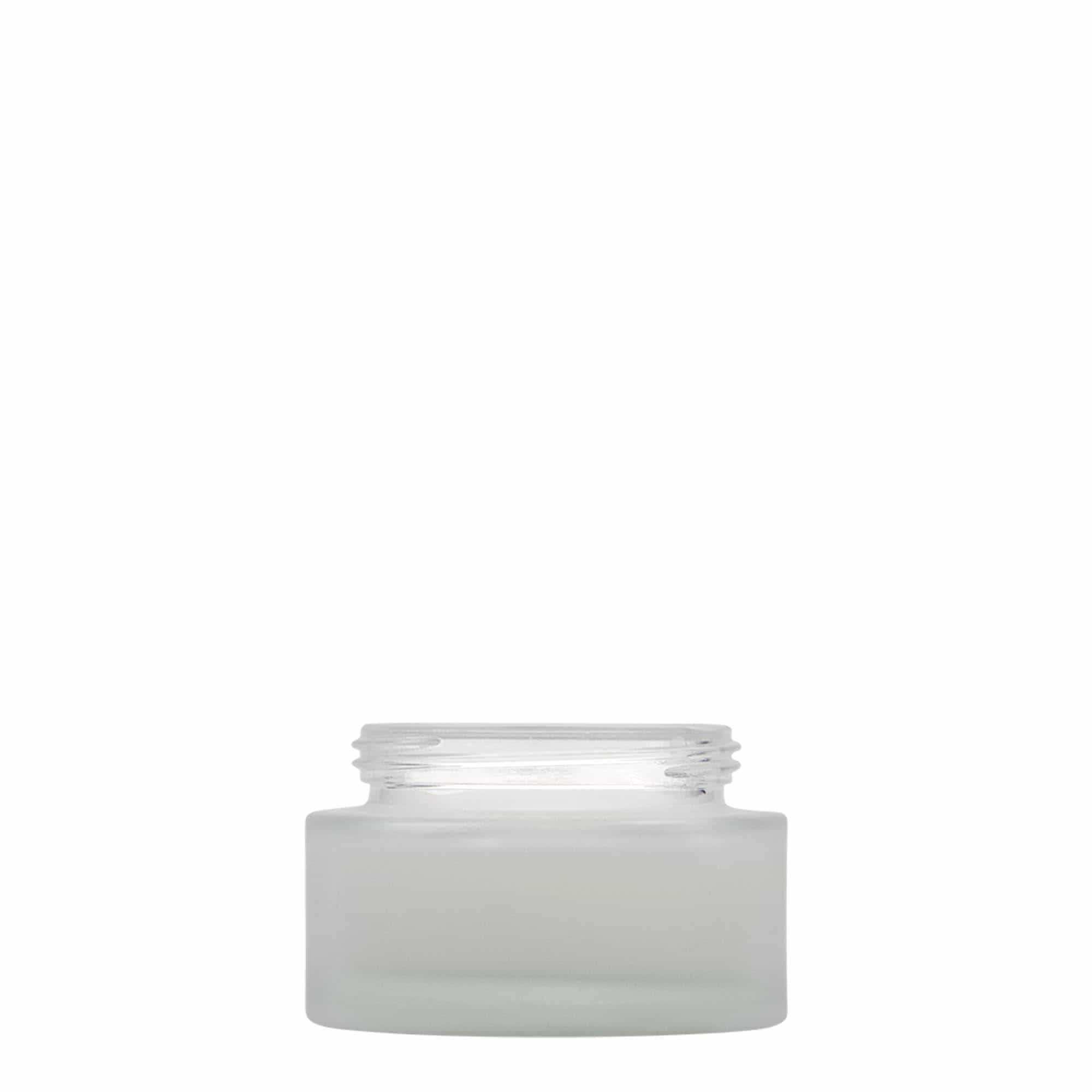 50 ml borcan „Ediția Platină”, sticlă, înghețat, deschidere: capac cu filet