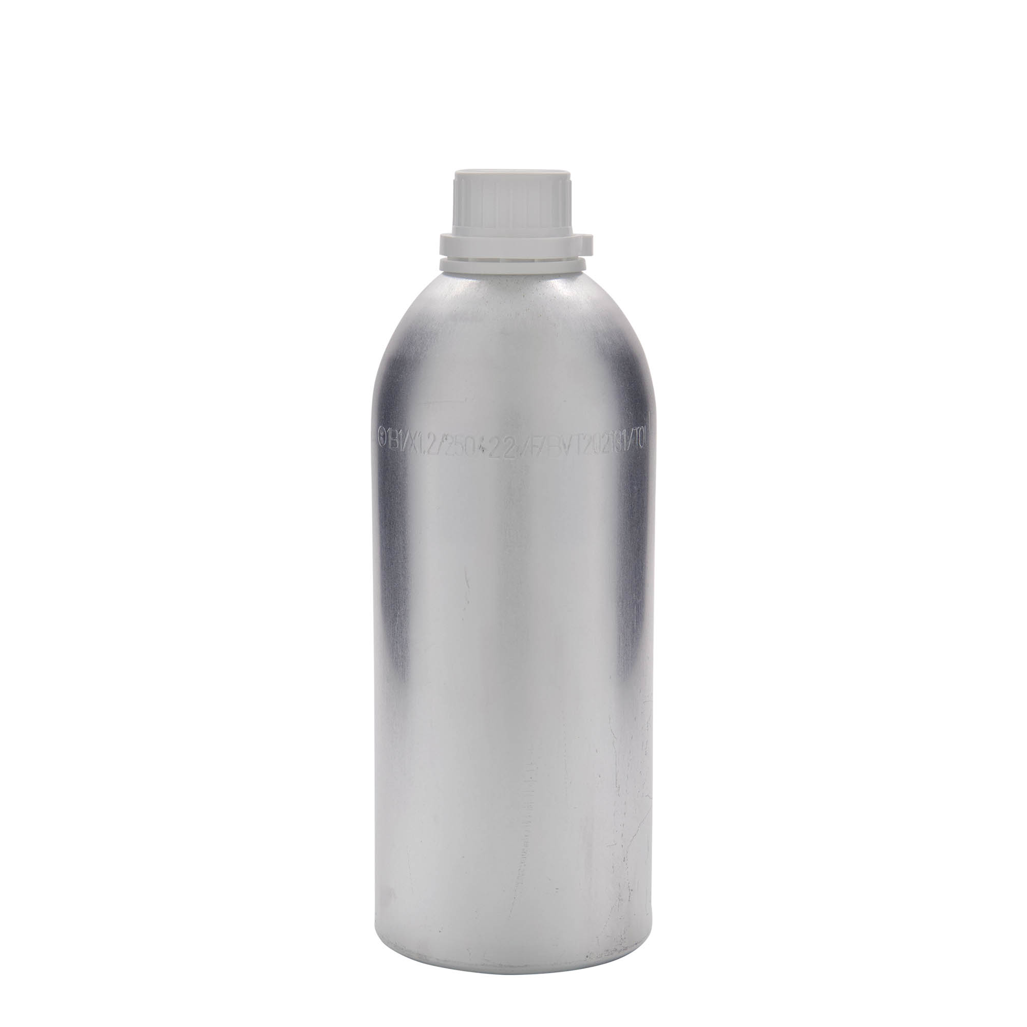 1100 ml sticlă din aluminiu, metal, argintiu, gura: DIN 32 1100 ml sticlă din aluminiu, metal, argintiu, gura: DIN 32