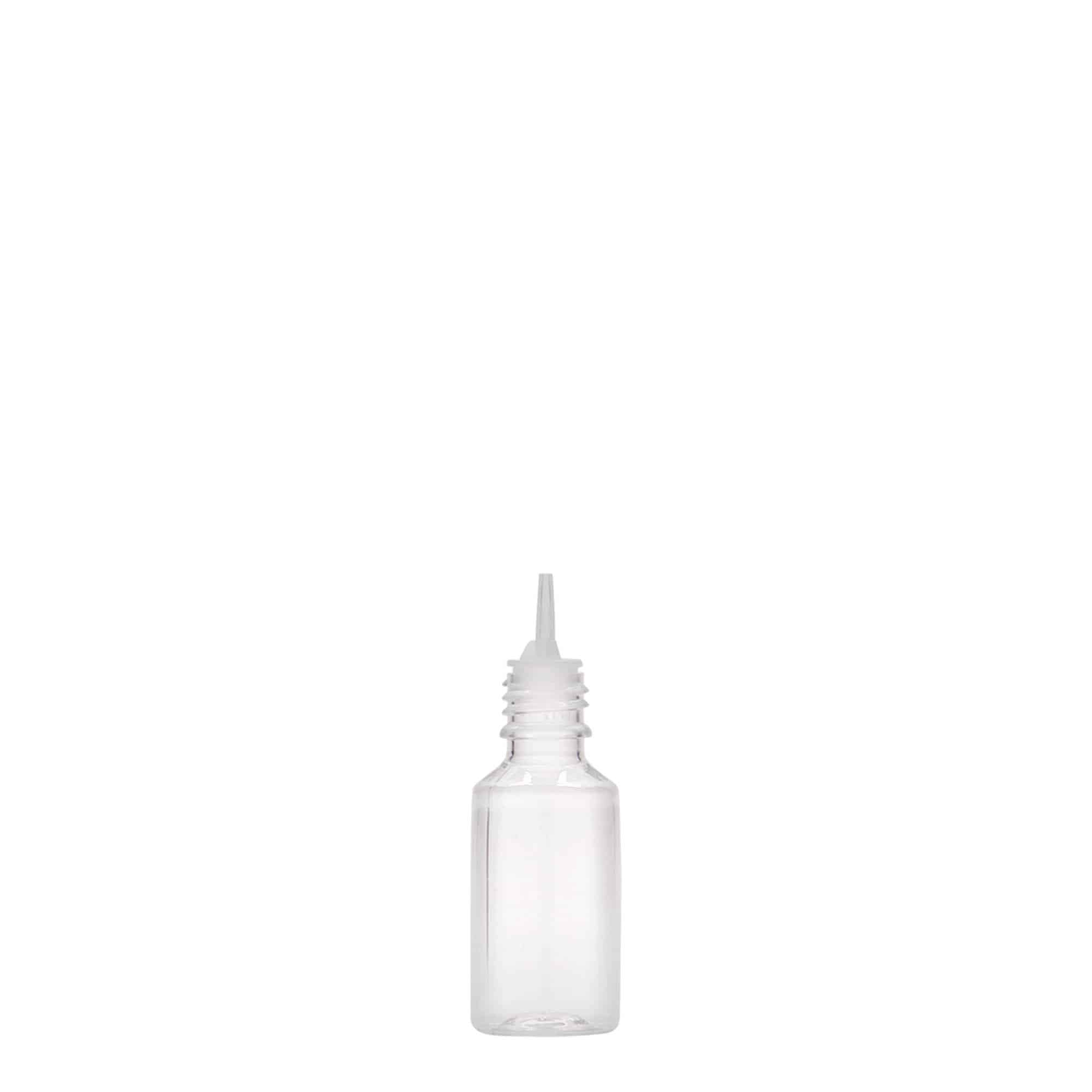 Sticlă PET de 10 ml „E-Liquid” cu siguranță de calitate și pentru copii, din plastic, deschidere: capac cu filet