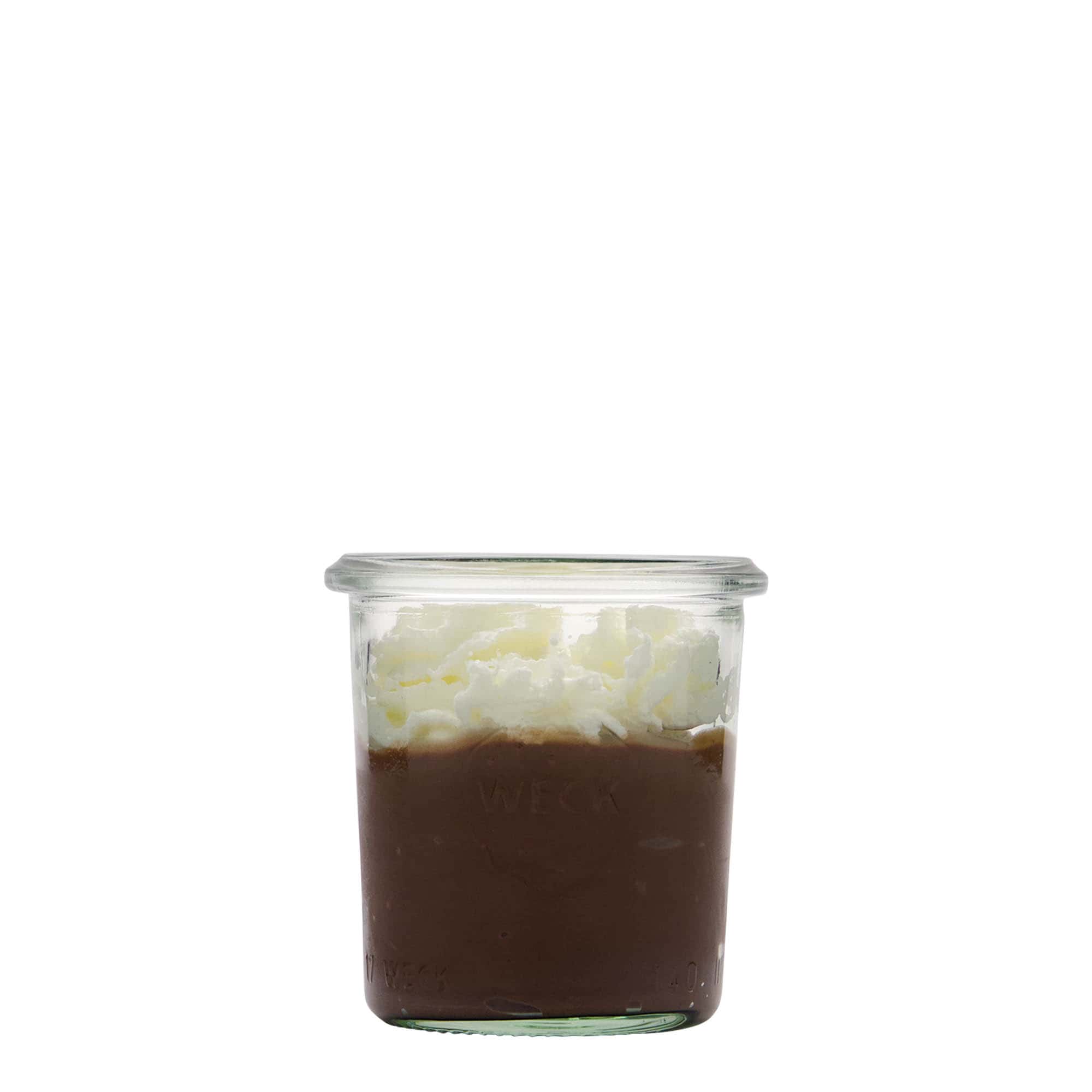 140 ml borcan WECK cu gura: margine rotundă