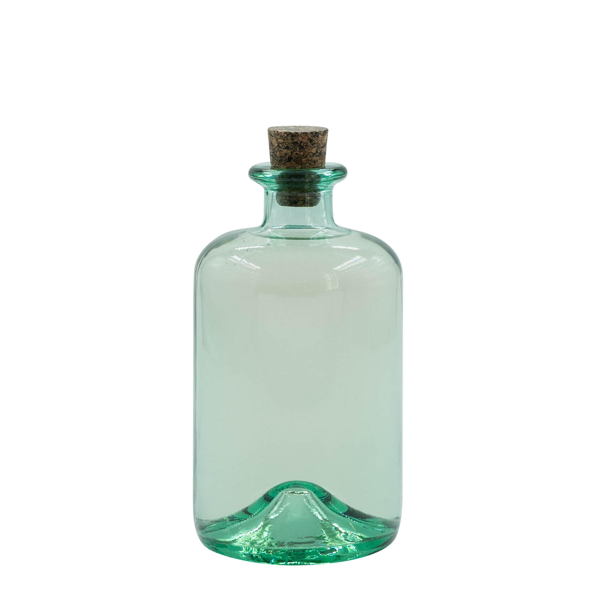 Sticlă de sticlă de 500 ml „Pharma”, gură: dop de plută