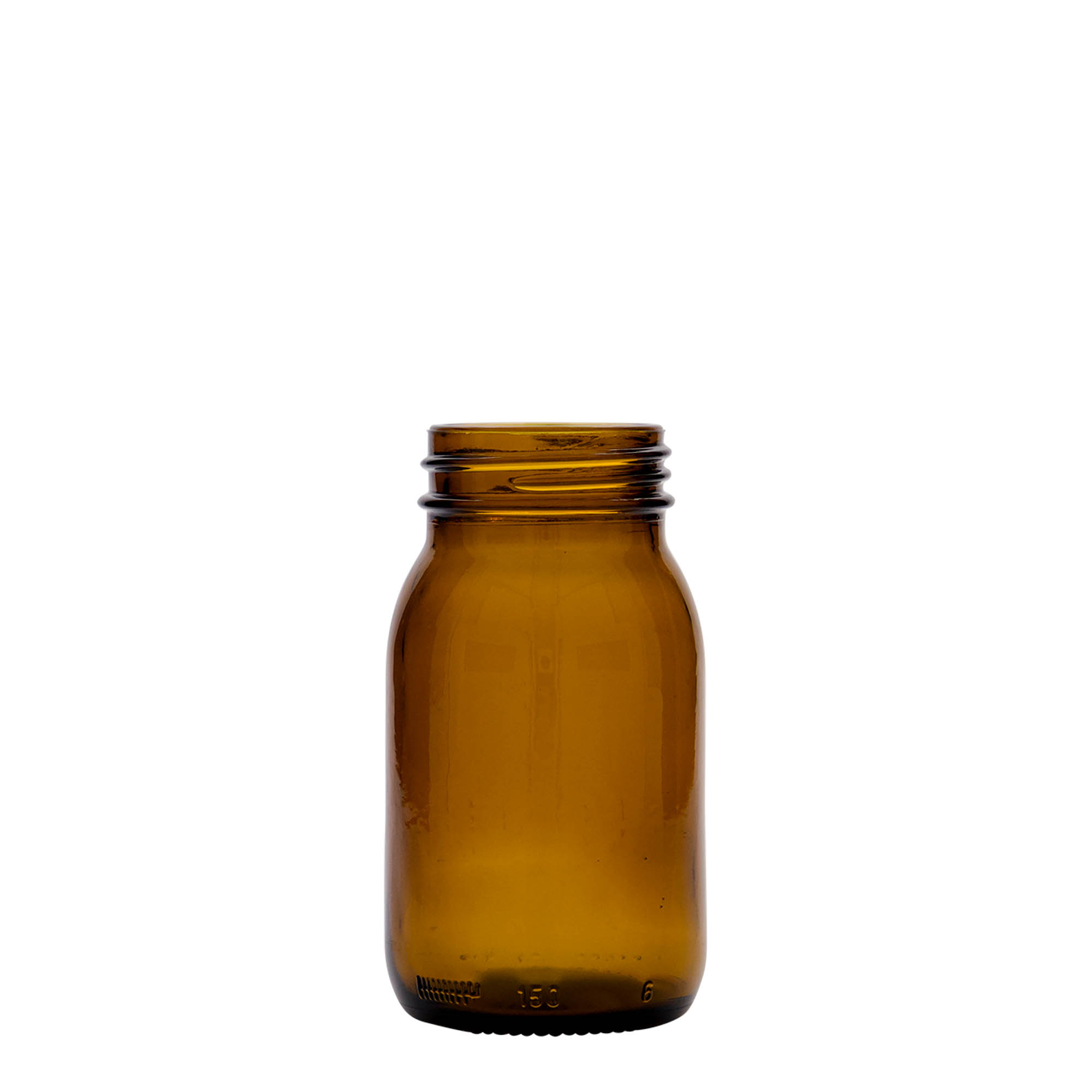 150 ml borcan cu gât larg, maro, gura: DIN 45 150 ml borcan cu gât larg, maro, gura: DIN 45