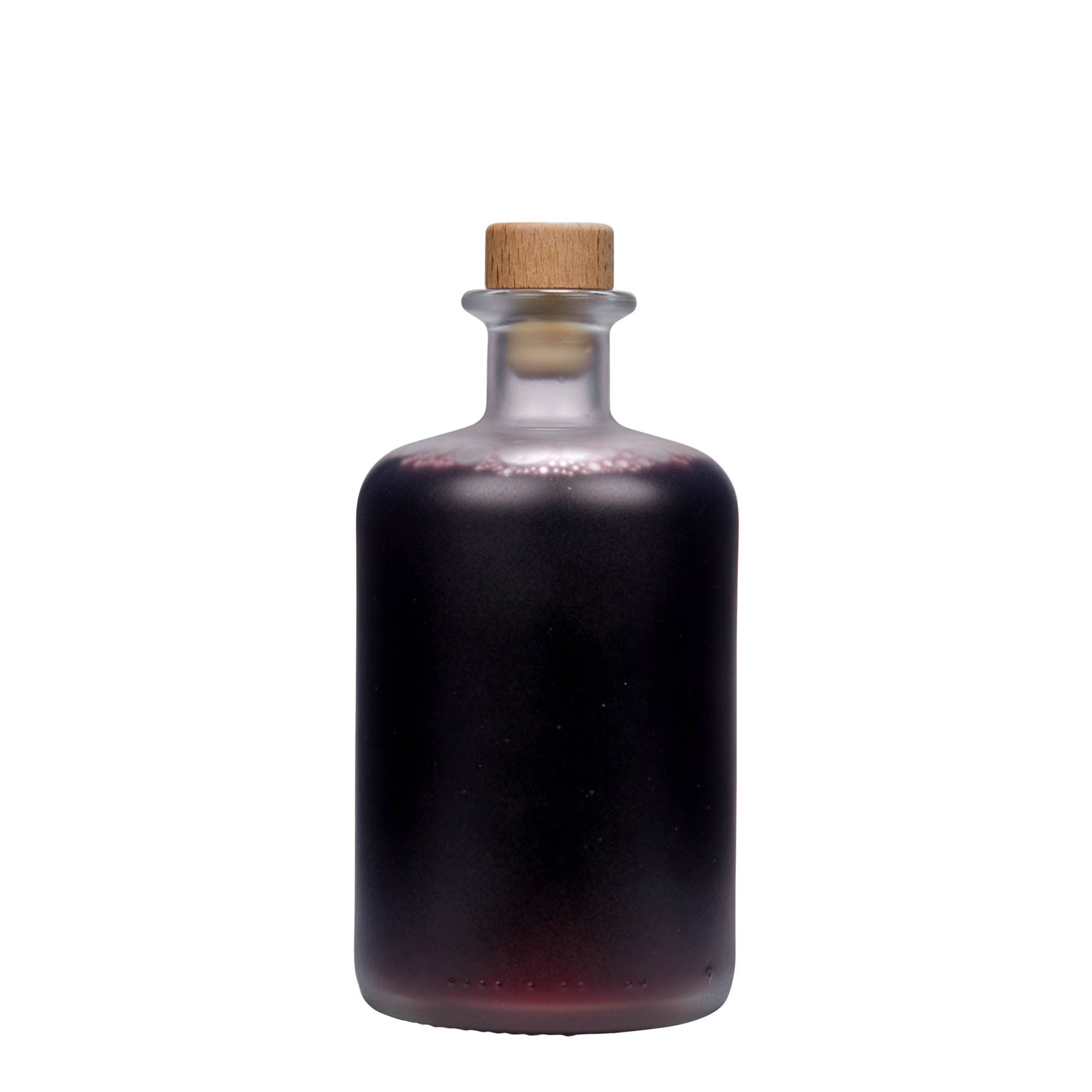 Sticlă de 500 ml pentru farmacist, înghețată, gura: plută