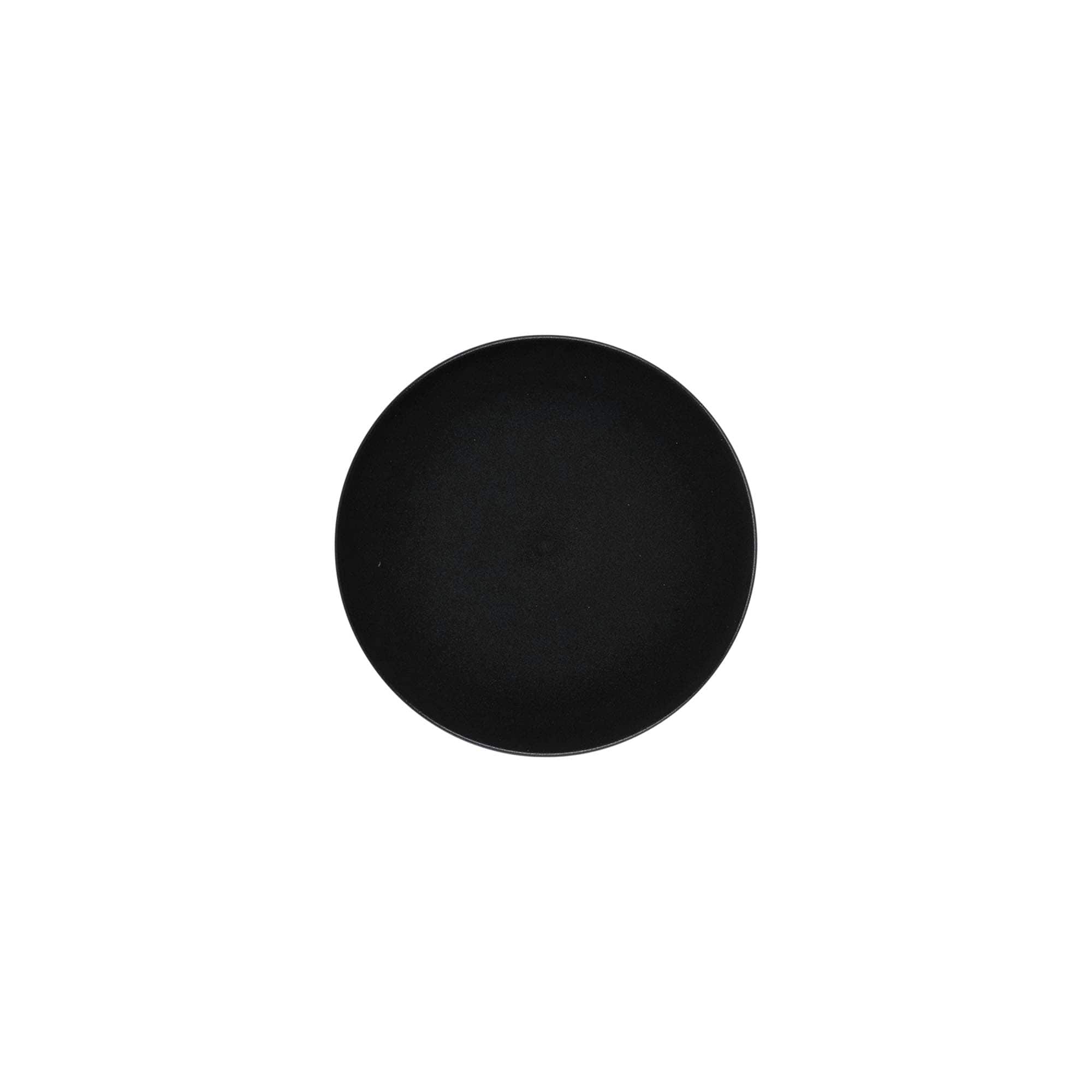 Capac cu filet pentru 50 ml „Antonella”, plastic PP, negru